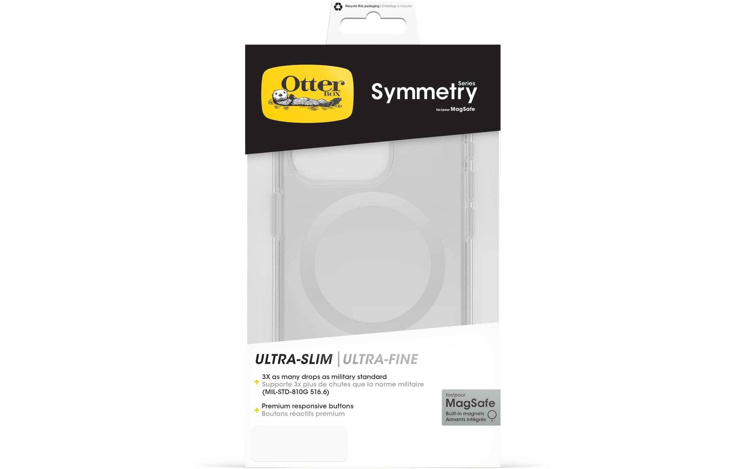Otterbox Handyhülle »Symmetry iPhone 15 Pro Transparent«, 15,4 cm (6,1 Zoll)