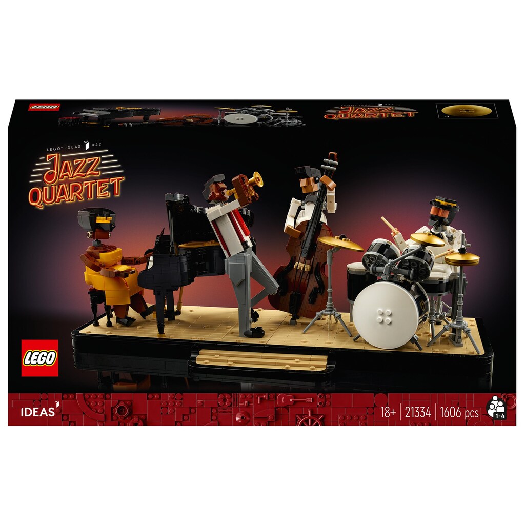 LEGO® Konstruktionsspielsteine »21334 Jazz Quartet«, (1606 St.)