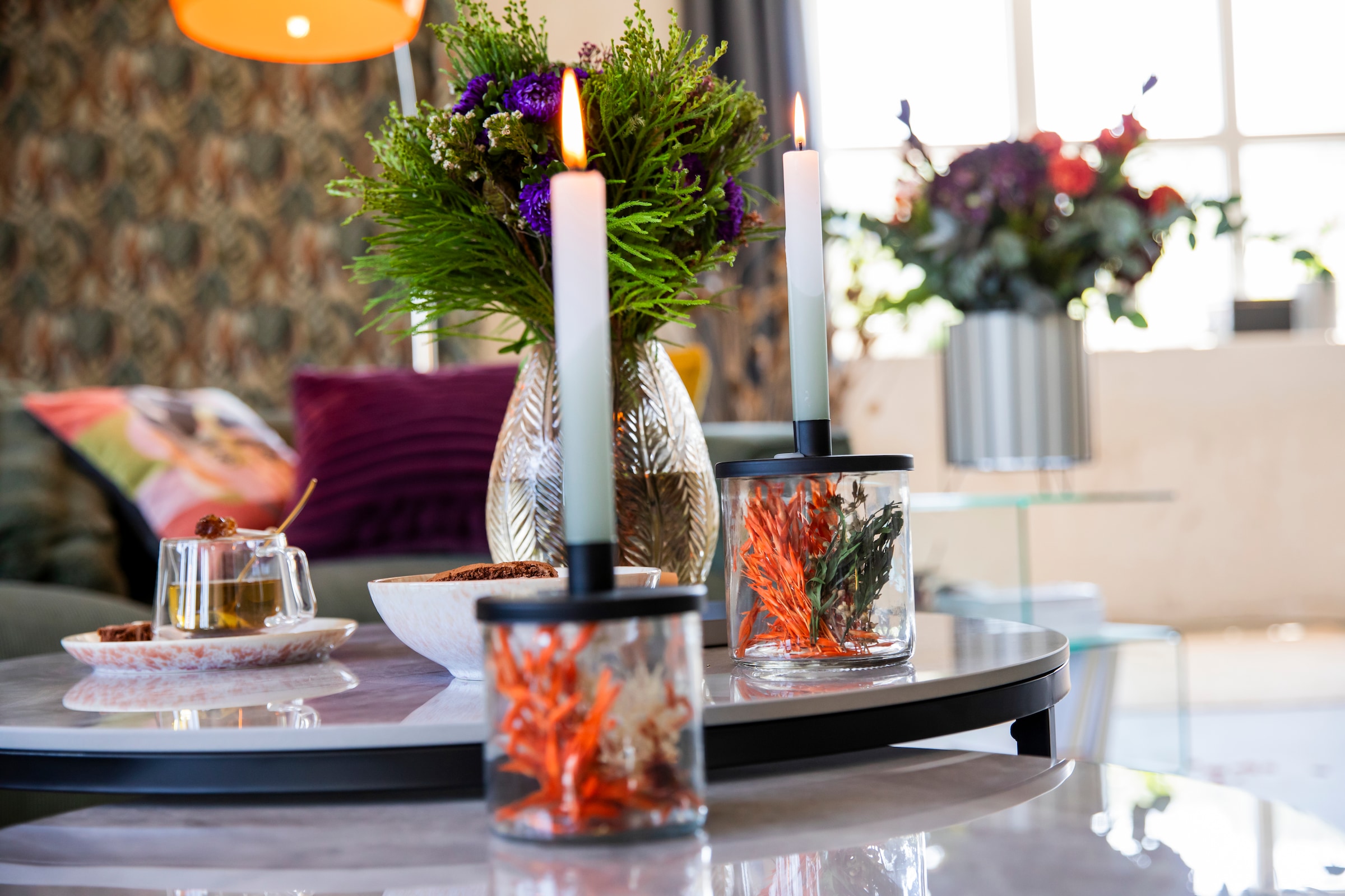 Creativ home Porte-bougies »Kerzenhalter« mit mehreren Funktionen