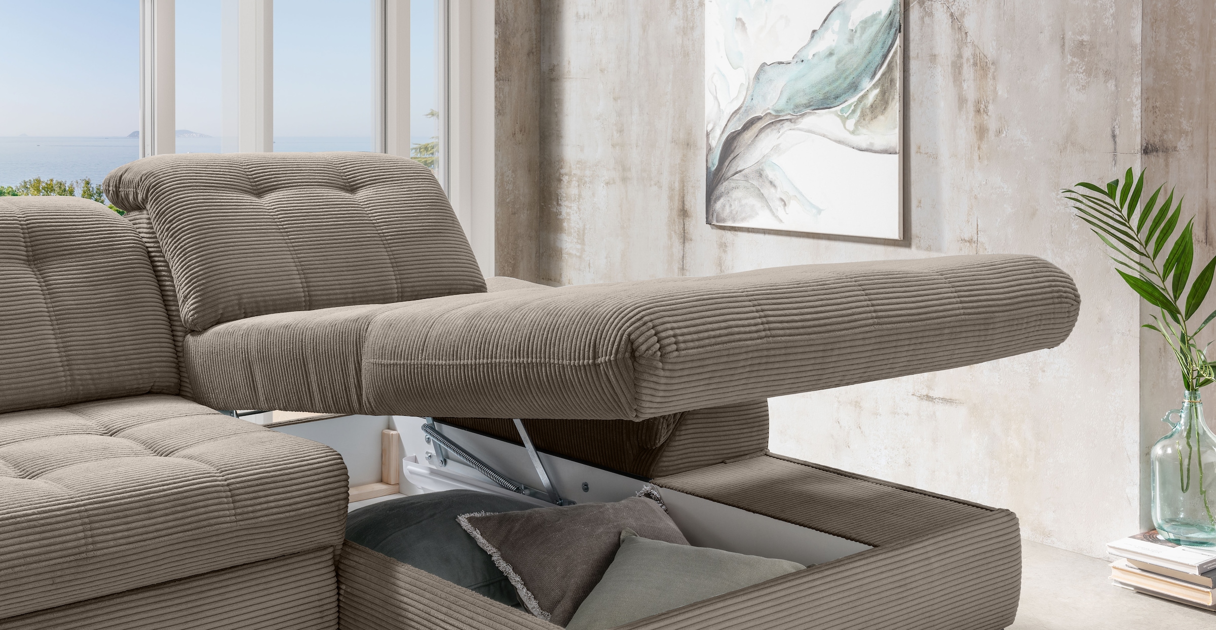 Home affaire Wohnlandschaft »Delphino«