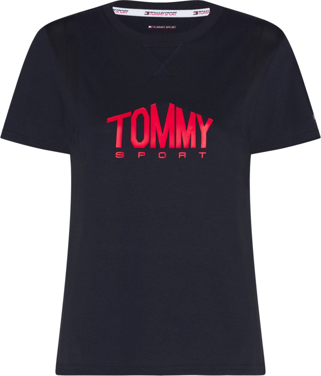 Rundhalsshirt »COTTON MIX TOP LOGO«