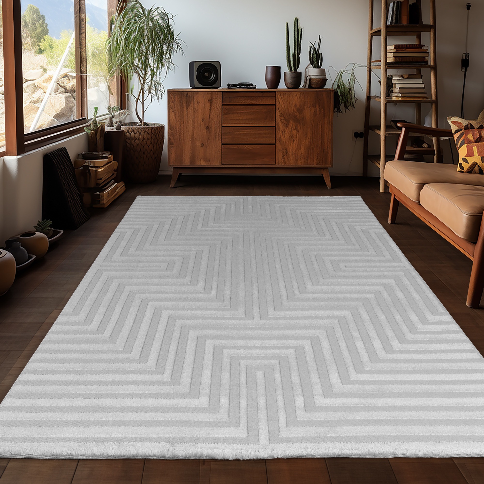 Image of Ayyildiz Teppiche Teppich "SAHARA 1111" rechteckig 12 mm Höhe Läufer / Pflegeleicht / Strapazierfähig / Trend Colors/ Wohnzimmer