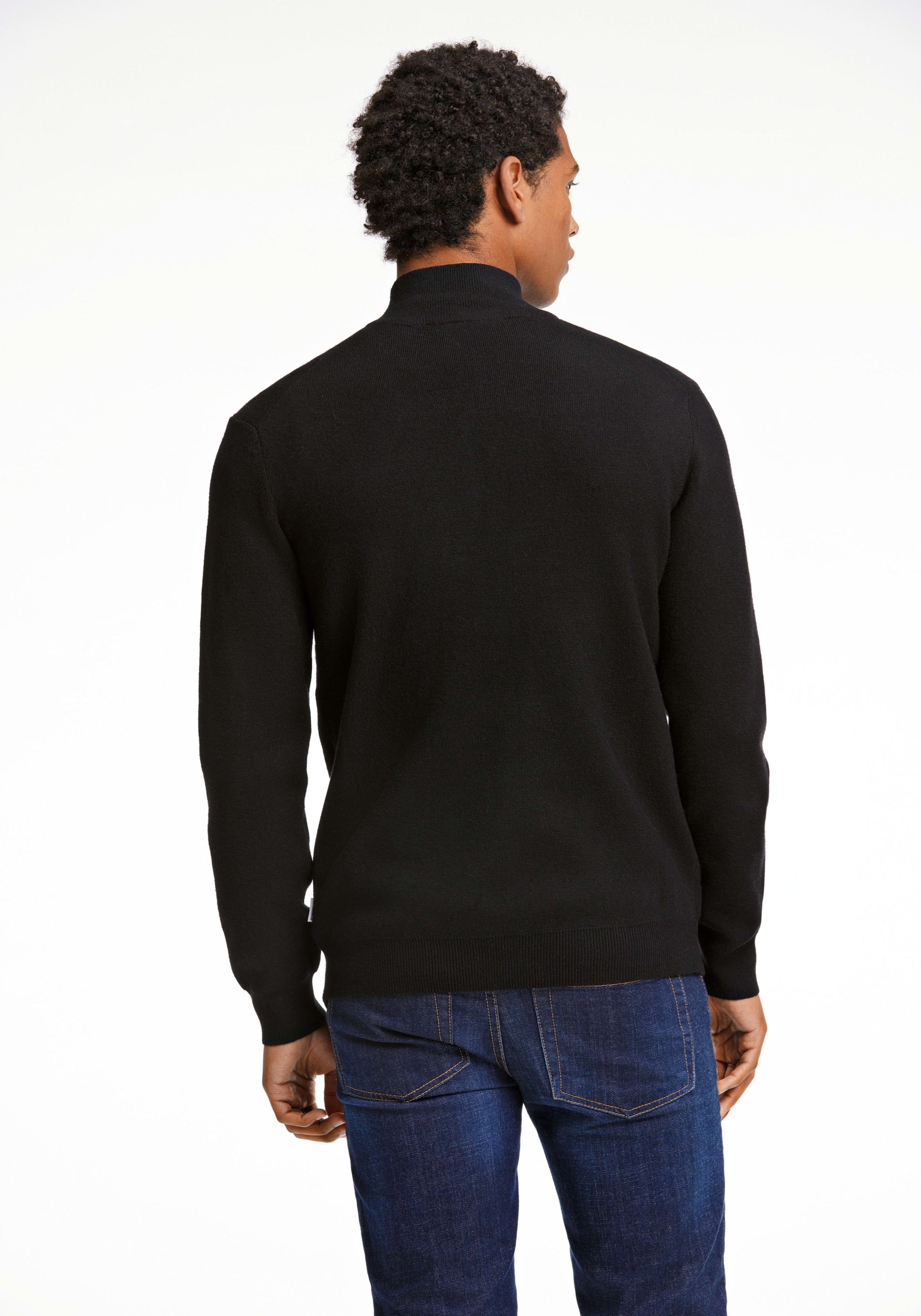 LINDBERGH Troyer aus Viskose und mit Stehkragen