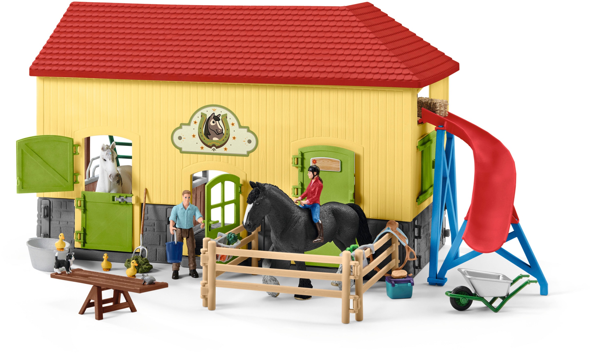 Schleich® Monde de jeu »FARM WORLD, Pferdestall (42485)«