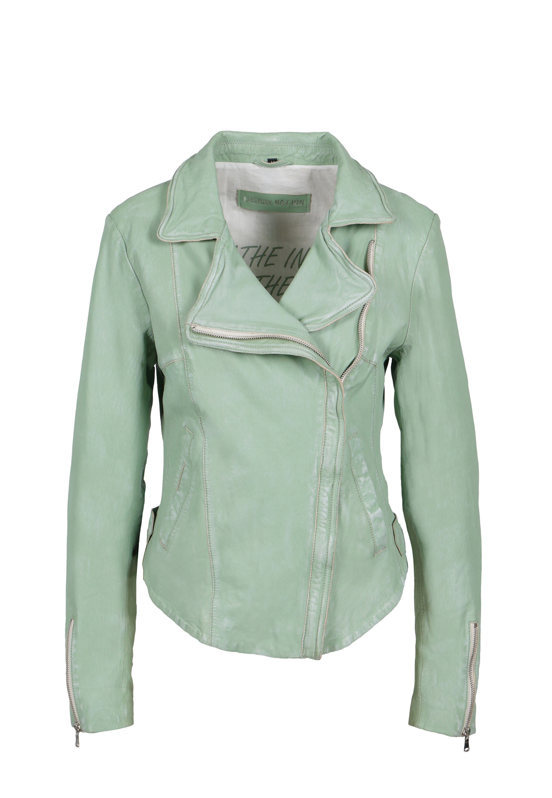 Freaky Nation Veste en cuir »Just Now-FN«