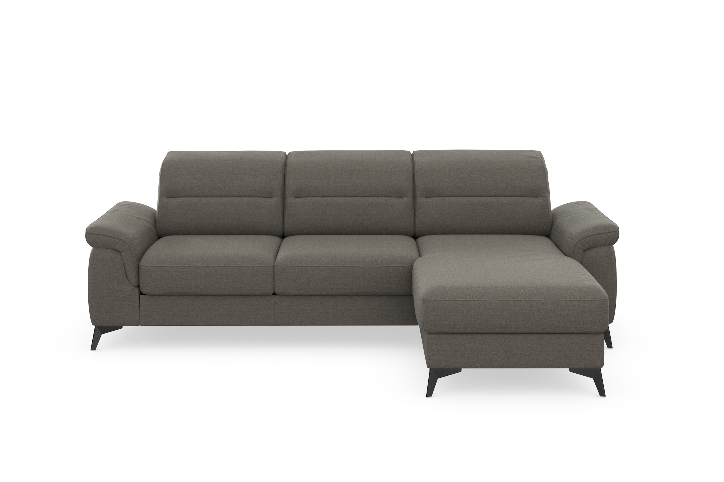 sit&more Ecksofa »Sinatra L-Form«, mit Recamiere, optional mit Kopfteilverstellung und Armteilfunktion