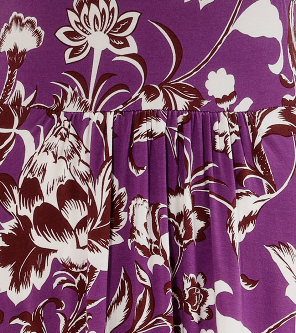 Aniston CASUAL Sommerkleid, mit grossflächigem Blumendruck