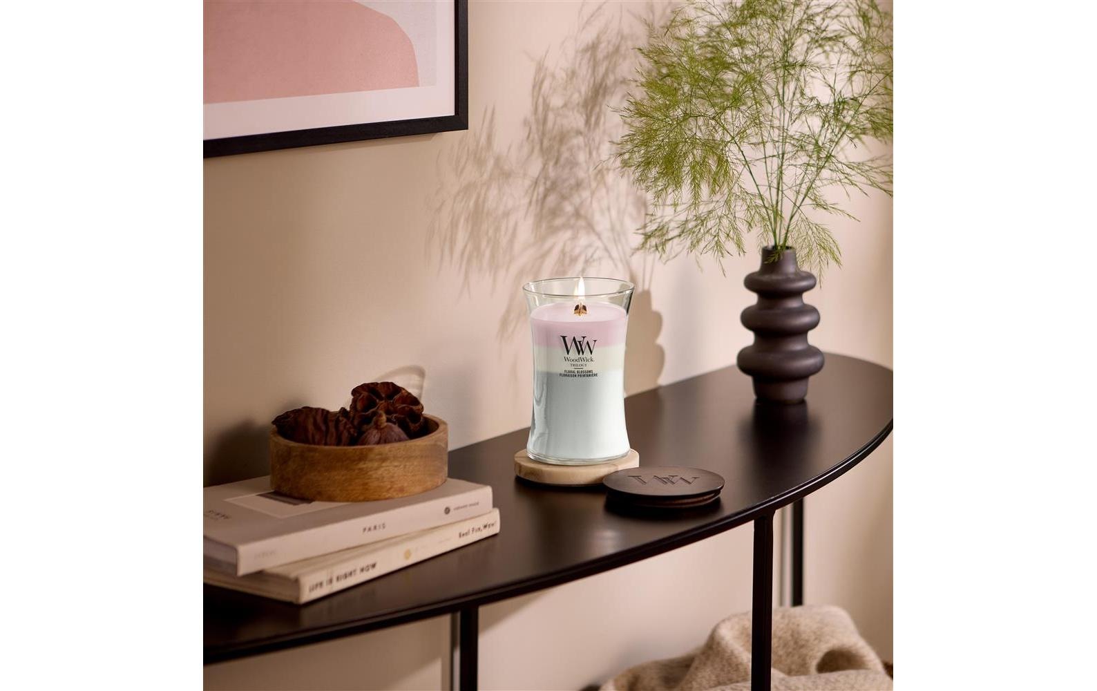 Image of Woodwick Duftkerze "Floral Blossoms Trilogy Large Jar"