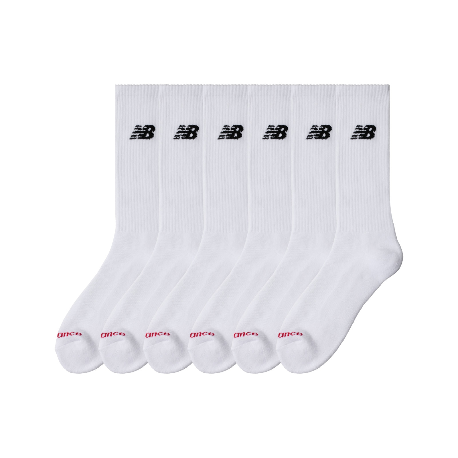 Image of New Balance Sportsocken "EVERYDAY CREW 6 PAIRS" 6 Stk. tlg. mit 6 Teilen, für sportive Aktivitäten geeignet, aus Baumwolle
