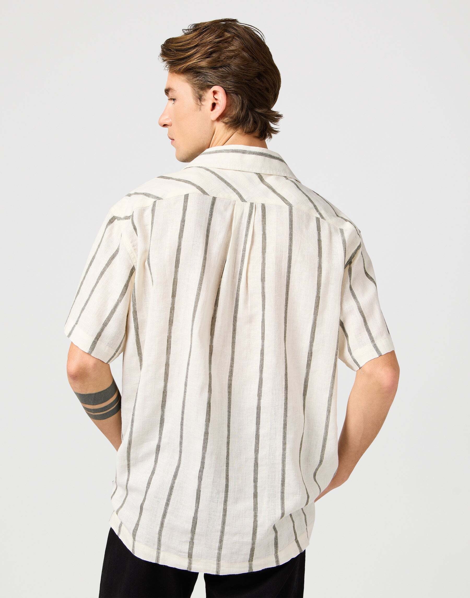 Wrangler Leinenhemd »WRANGLER Leinenhemd Ss W Resort Shirt«