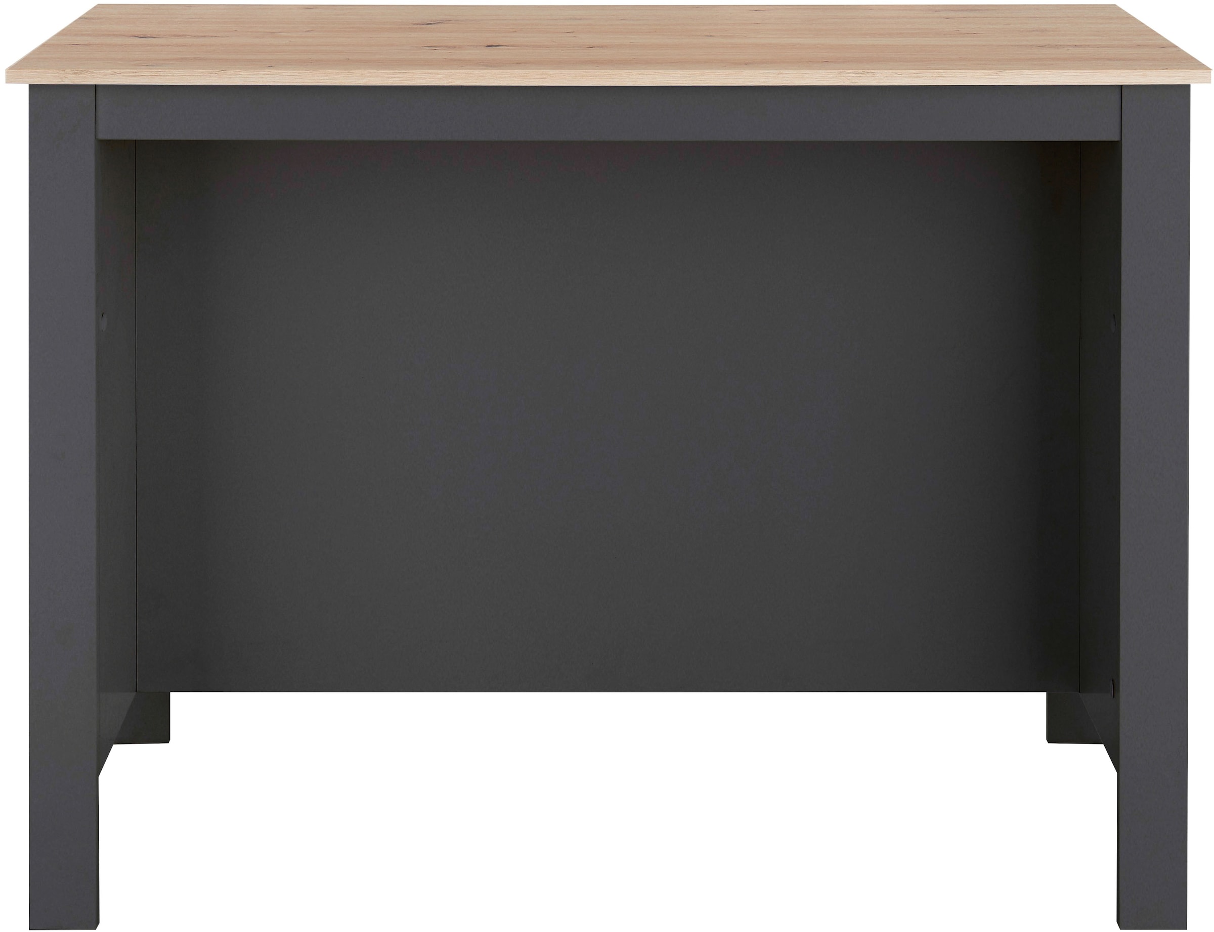 BASIC by Balculina Ilot de cuisine »Sugar Kücheninsel, Kücheninsel BxHxT 124x90x75« largeur 124 cm, revêtement mélaminé, 4 compartiments ouverts