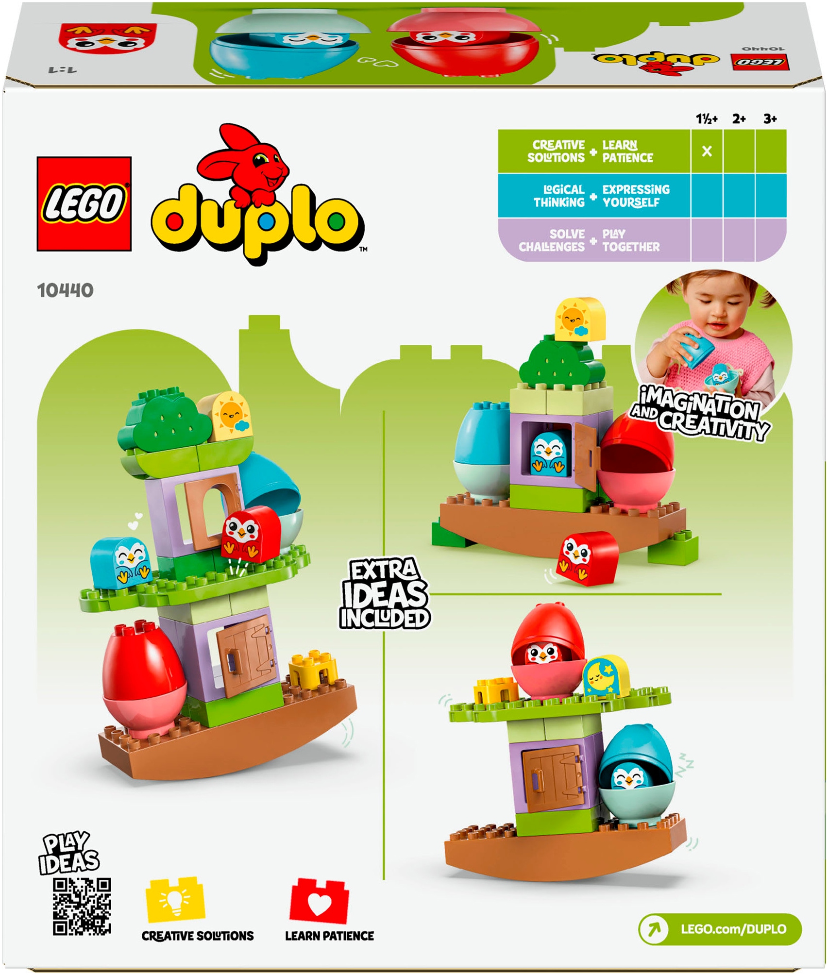 LEGO® Konstruktionsspielsteine »Baum zum Balancieren und Stapeln (10440), LEGO DUPLO My First« Made in Europe