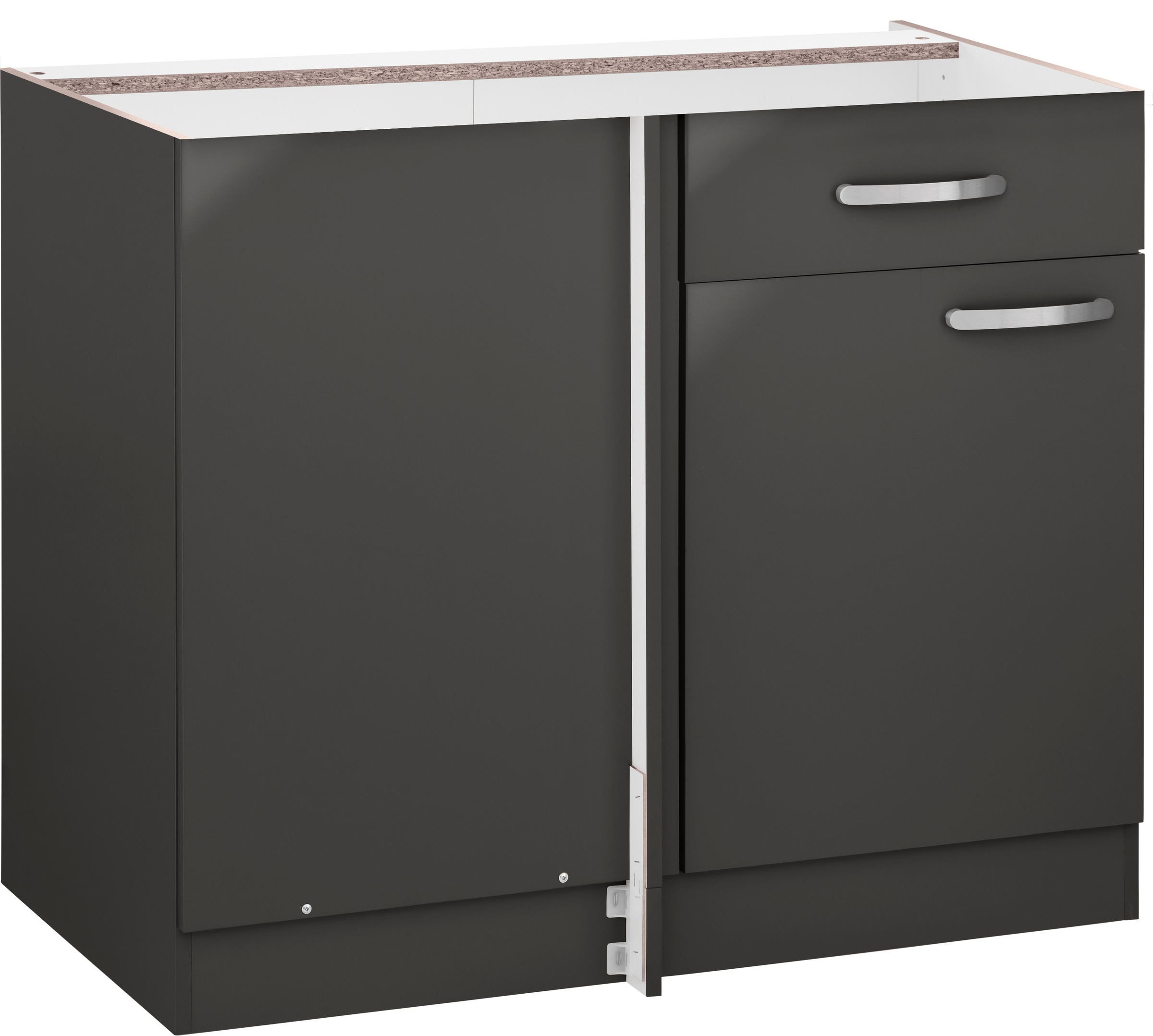 Image of wiho Küchen Eckunterschrank »Kansas«, 100 cm breit, Planungsmass 110 cm, ohne Arbeitsplatte bei Ackermann Versand Schweiz