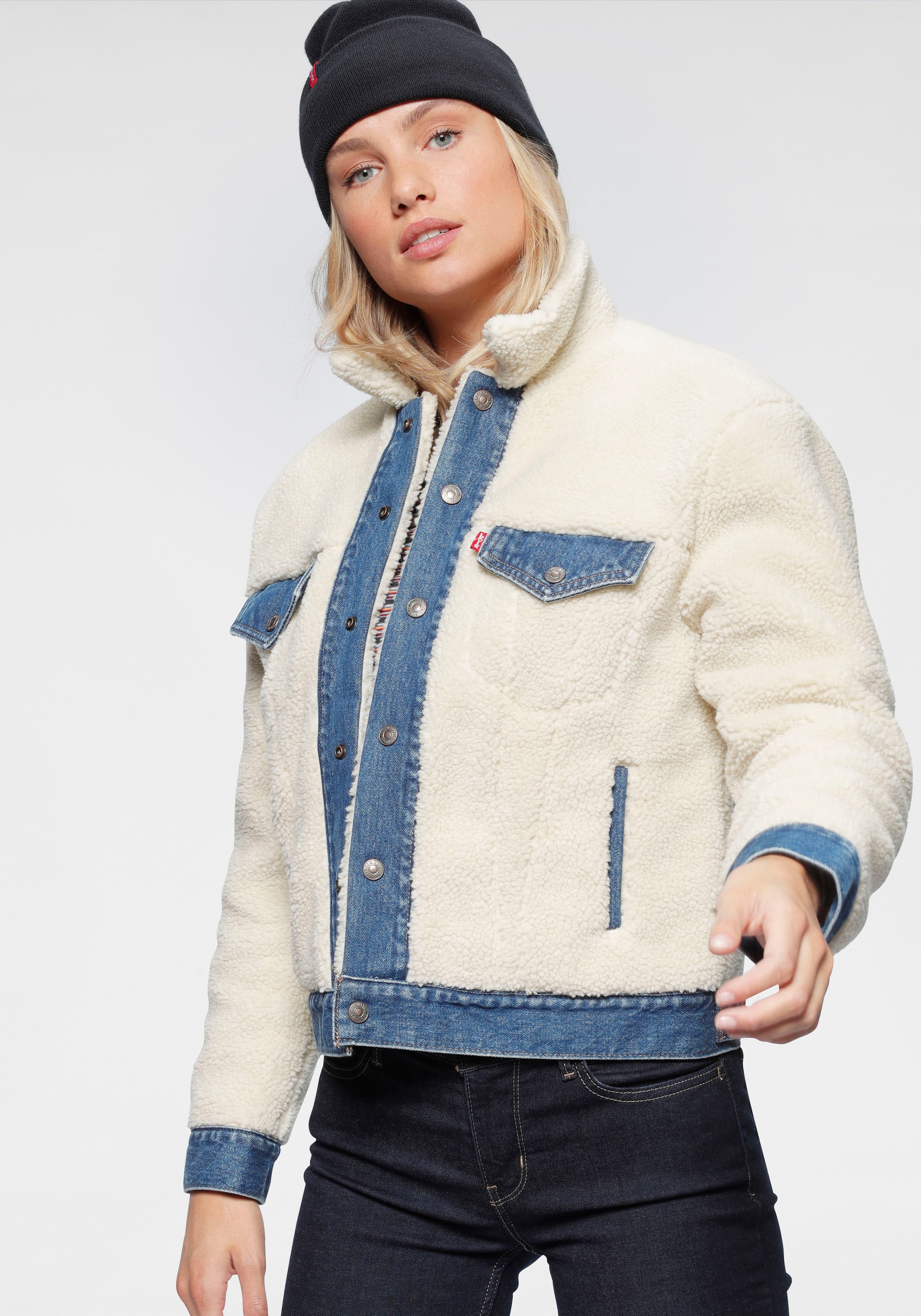 Image of Levi's® Fellimitatjacke »Ex -Boyfriend Trucker« bei Ackermann Versand Schweiz