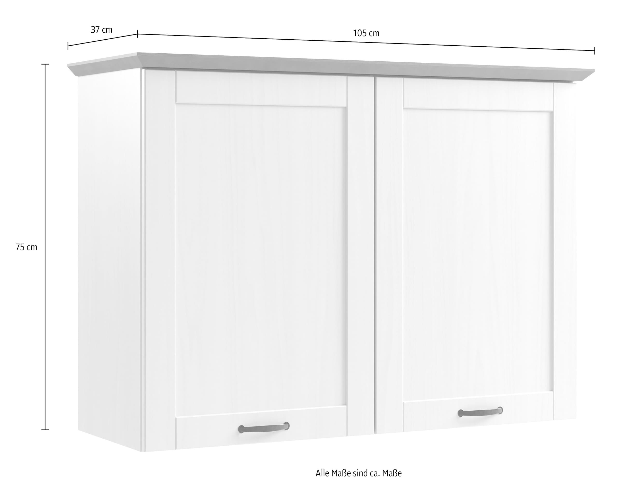 Home affaire Armoire suspendue »Teramo« Breite 105 cm, 2 Holztüren, 1 Einlegeboden