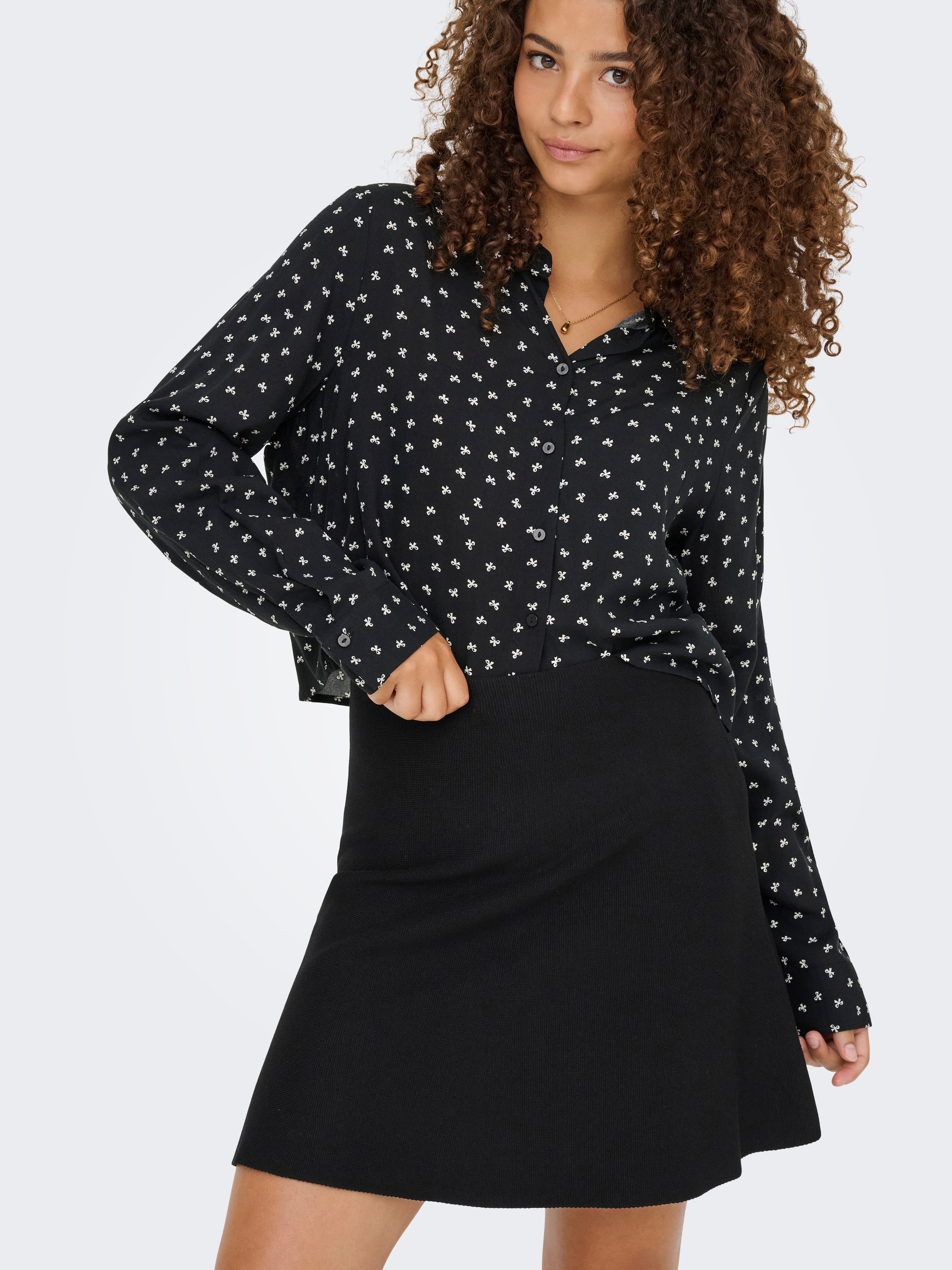ONLY Minijupe »ONLMELLII SHORT SKIRT KNT« Viskosemischung