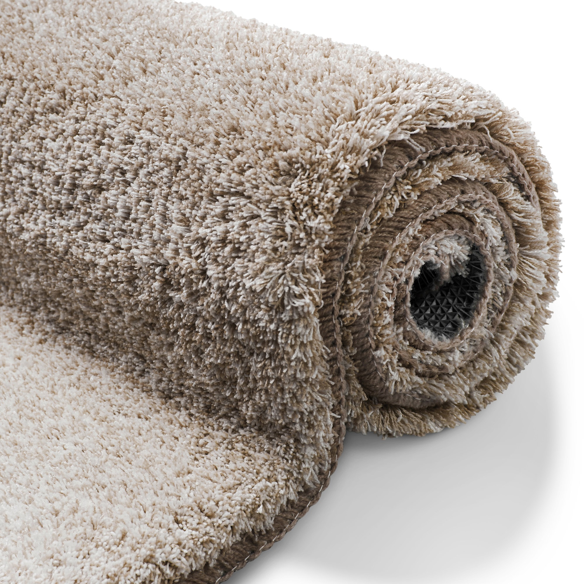 GOODproduct Badematte »Utta« Höhe 25 mm rutschhemmend beschichtet schnell trocknend Badteppich, getuftet, mit modernem Farbverlauf, flauschig, hochflor