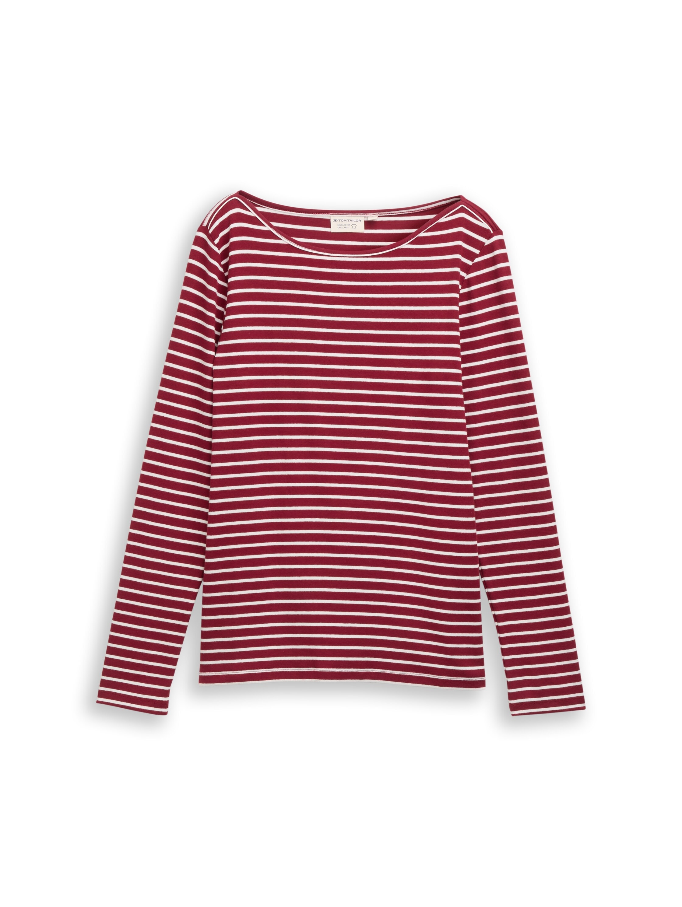 TOM TAILOR T-shirt à manches longues mit Streifen Muster