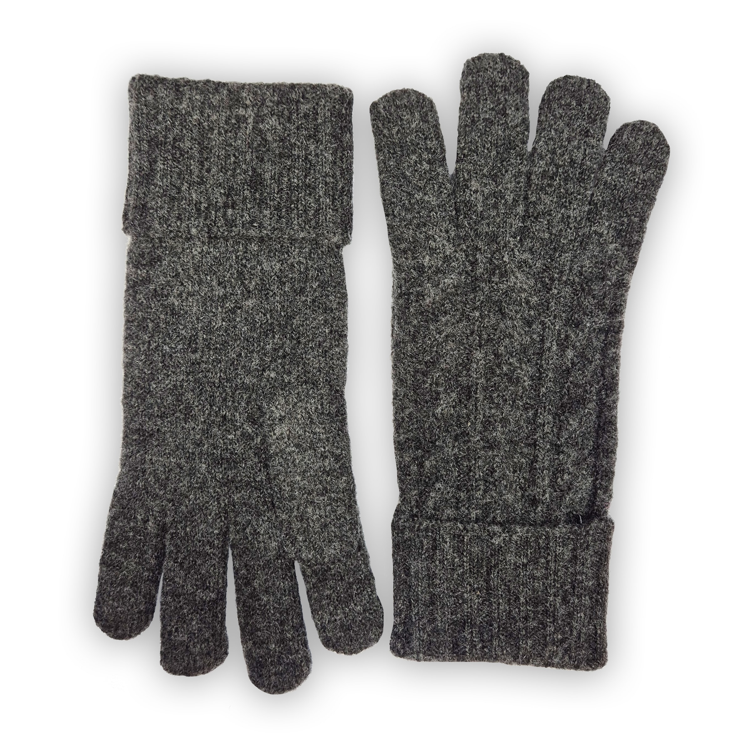 Image of Capelli New York Strickhandschuhe mit Zopfstrickmuster, Feinstrick, breiter Umschlag, wärmend