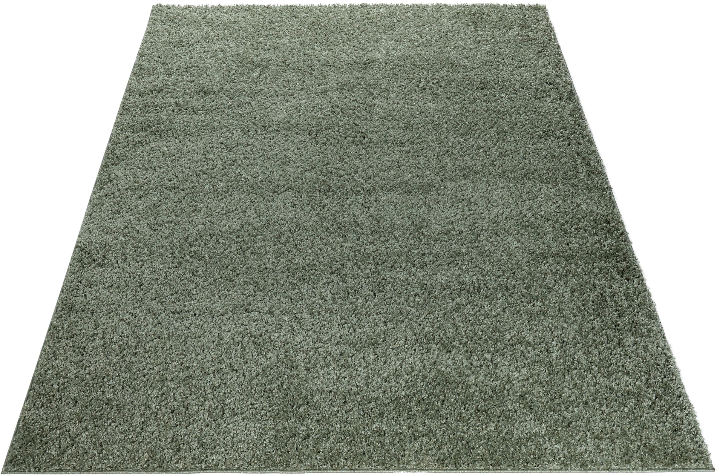 my home Hochflor-Teppich »Shaggy 30« rechteckig 30 mm Höhe Teppich, Uni Farben, besonders weich und kuschelig, Kundenliebling