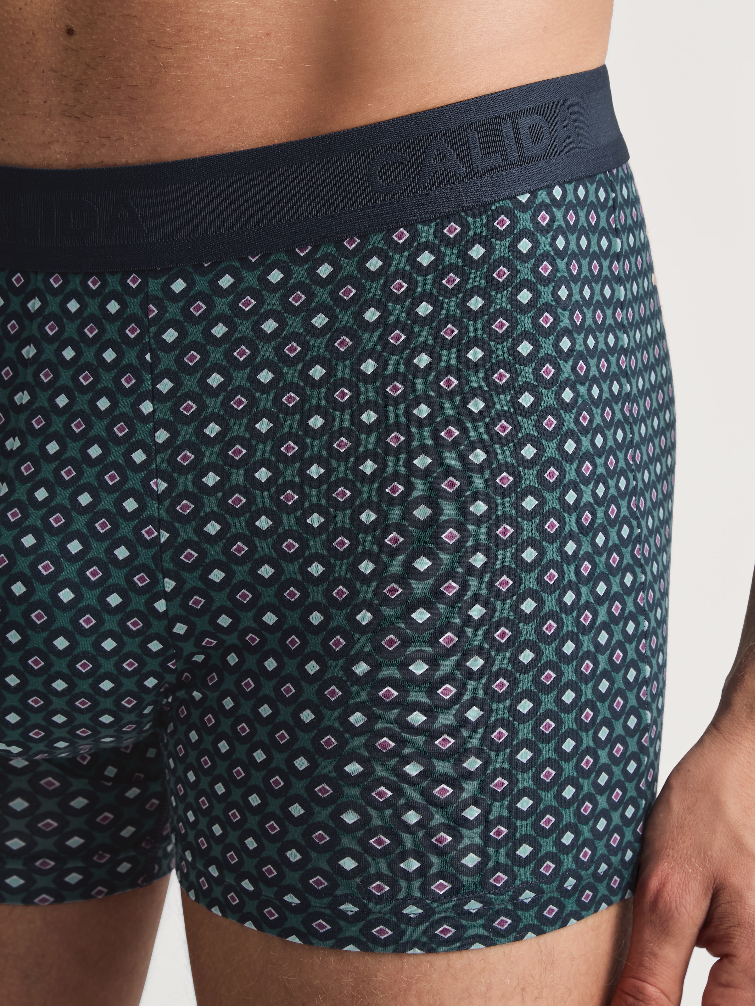 CALIDA Boxershorts »Focus Trend 3« mit Softgummibund, elastisch, Single Jersey-Qulität