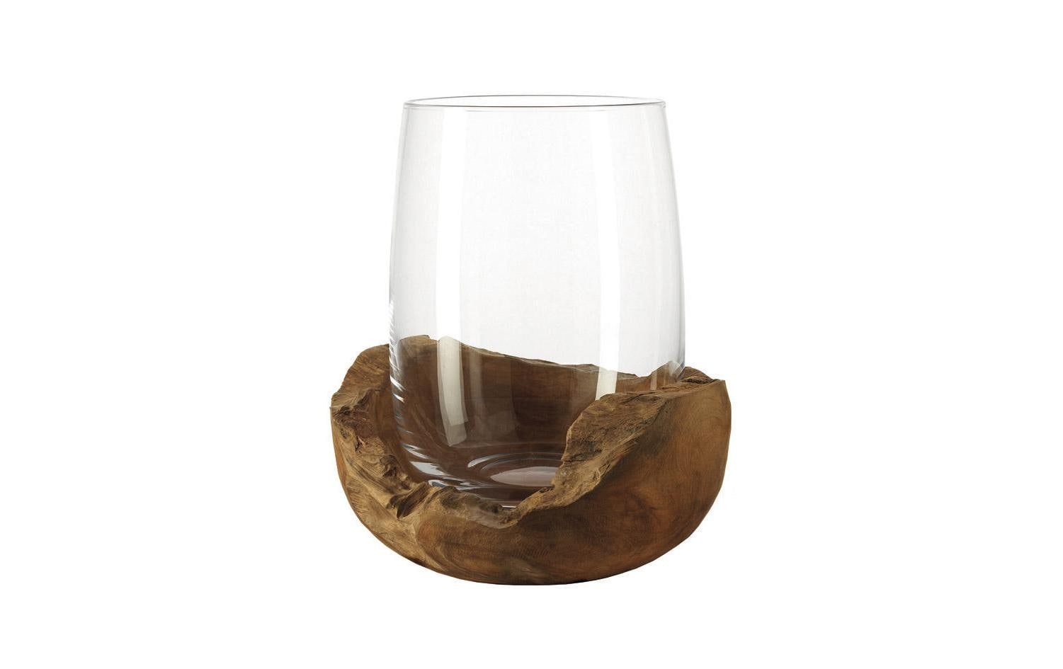 Image of LEONARDO Windlicht »Leonardo Windlicht 27 cm mit Teak« bei Ackermann Versand Schweiz