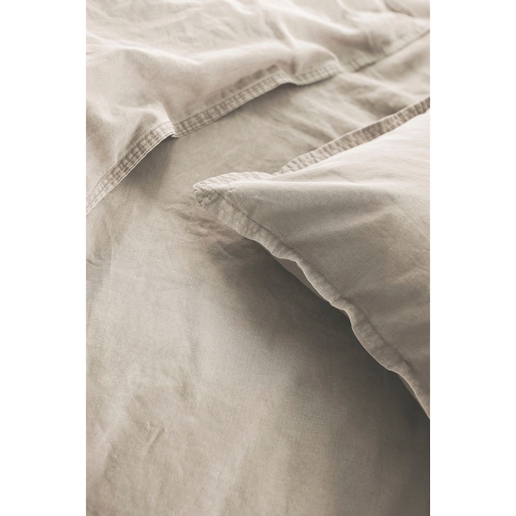 Primera Bettwäsche »Summer-Set Stone-Washed, Kissenbezug + Tuch«, (2 tlg.), die perfekte Lösung für heisse Nächte
