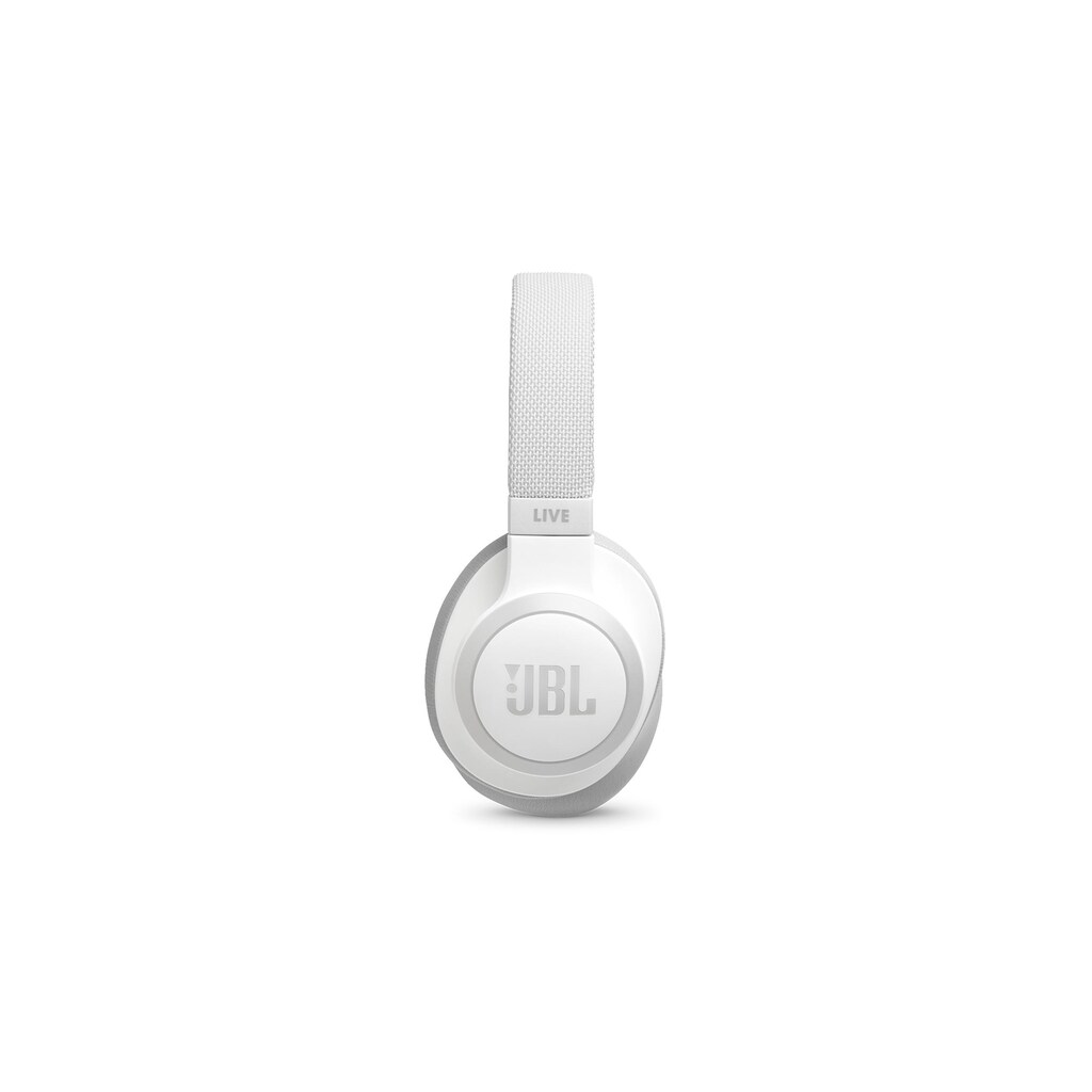 JBL Over-Ear-Kopfhörer »LIVE 650BTNC Weiss«, Noise-Cancelling-Rauschunterdrückung