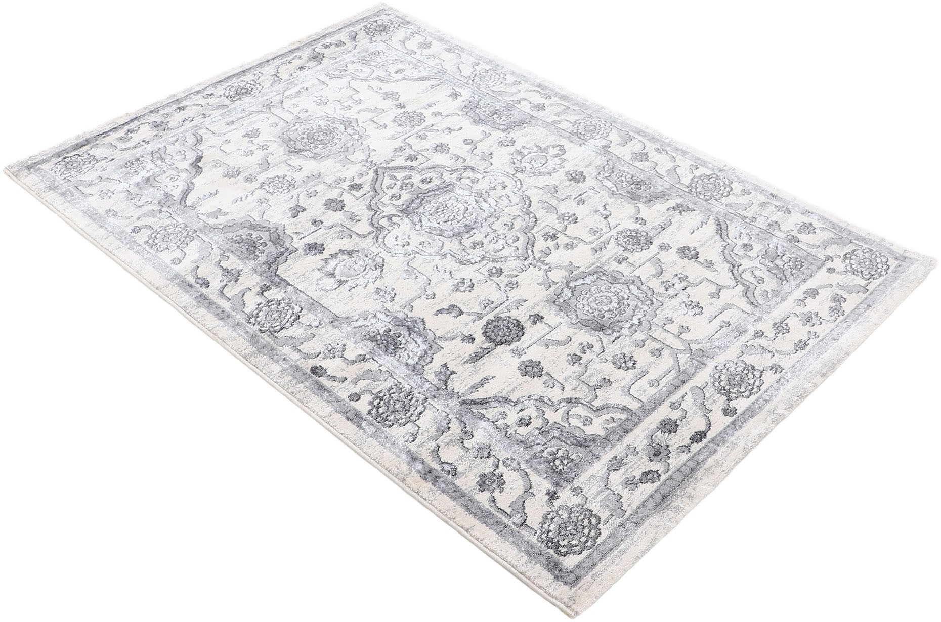 carpetfine Teppich »Holy« rechteckig 8 mm Höhe Vintage-Seiden-Optik, Wohnzimmer