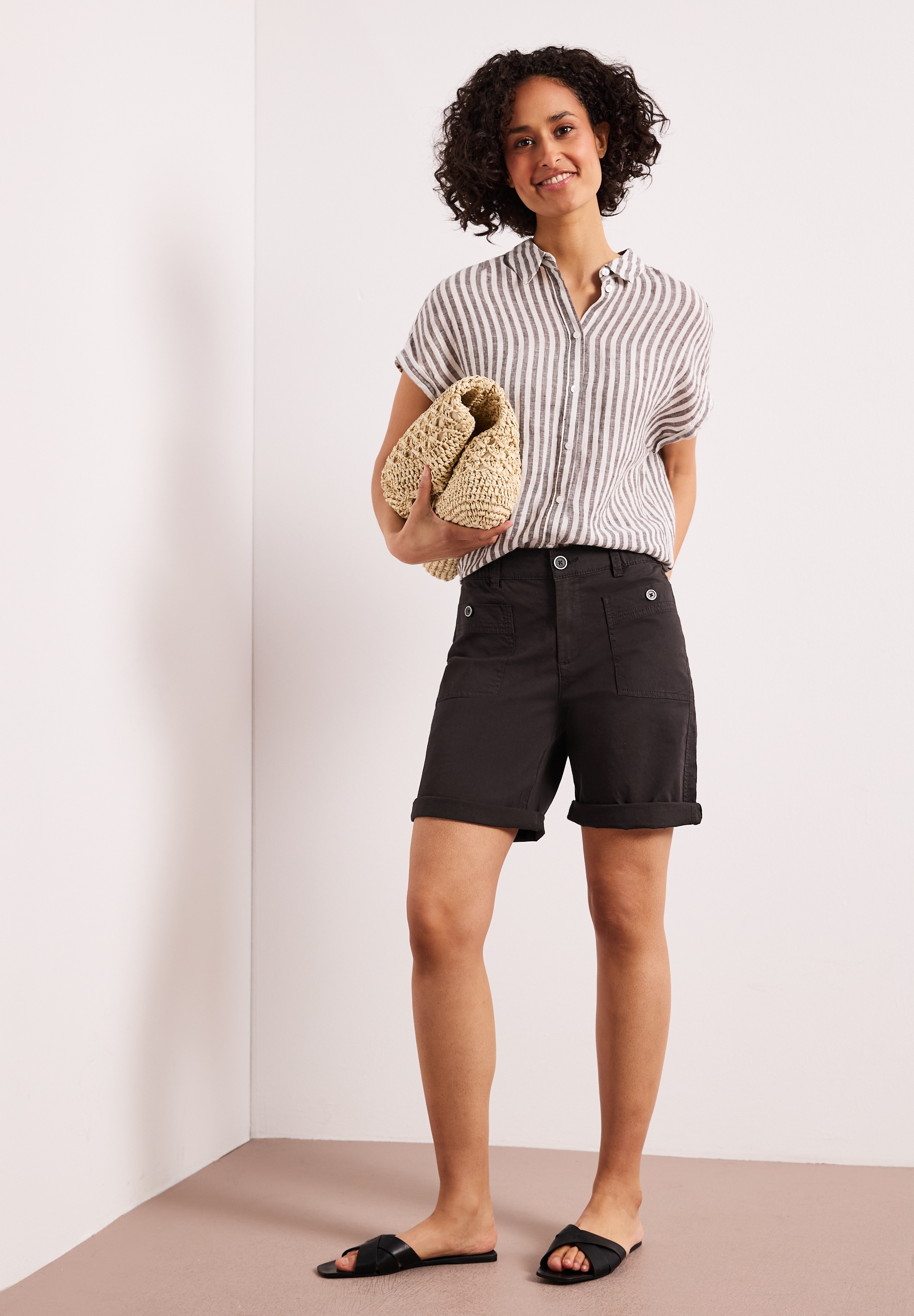 STREET ONE Bermuda »Style Yulius«  Short d'été avec revers