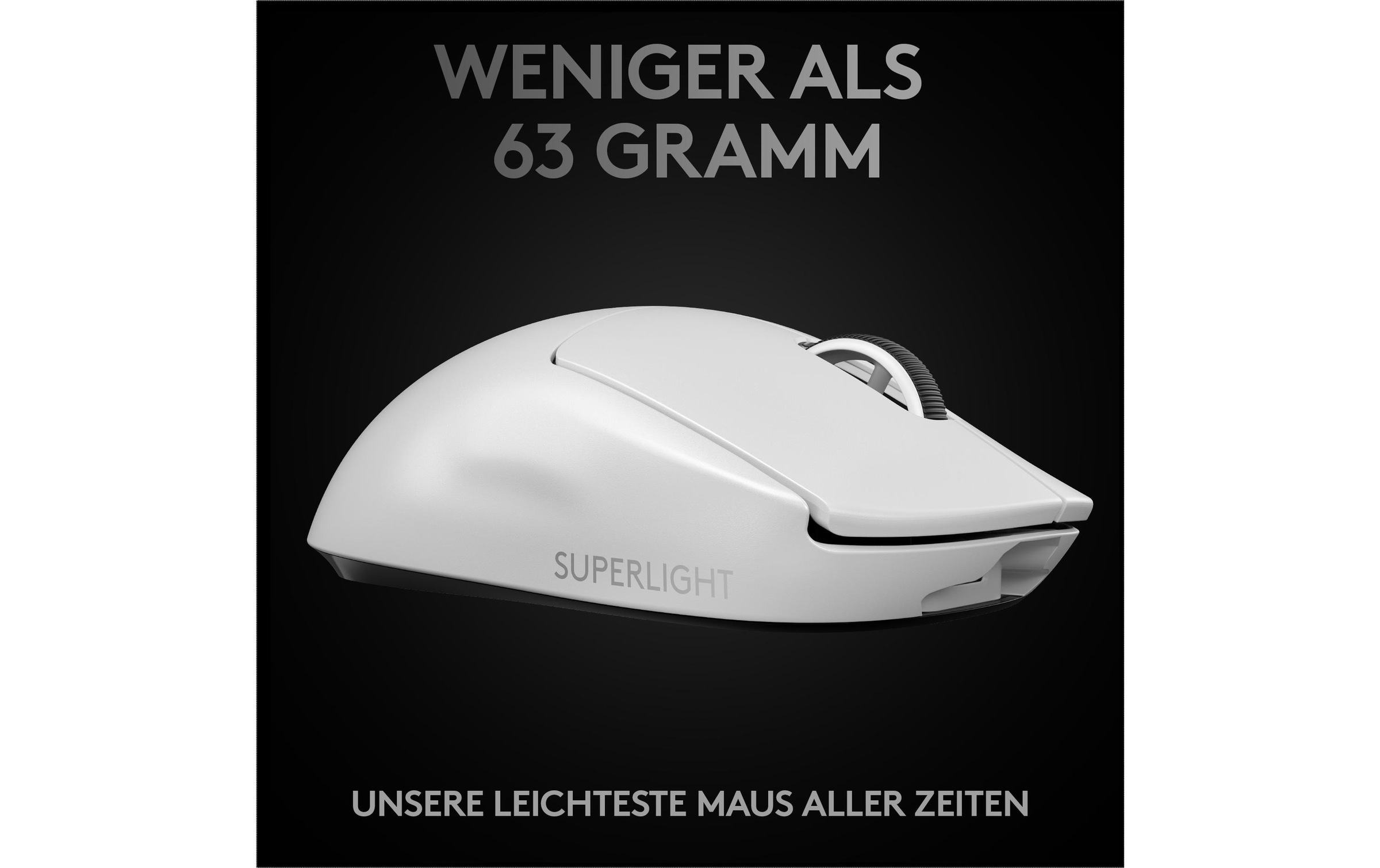 Logitech Gaming-Maus »Logitech Pro X Superlight weiss«, kabellos