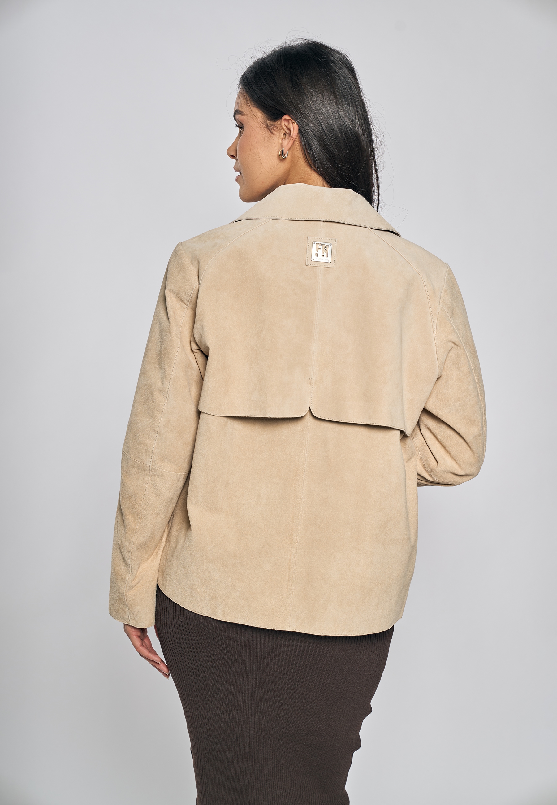 Freaky Nation Veste en cuir »Lederjacke-FN«