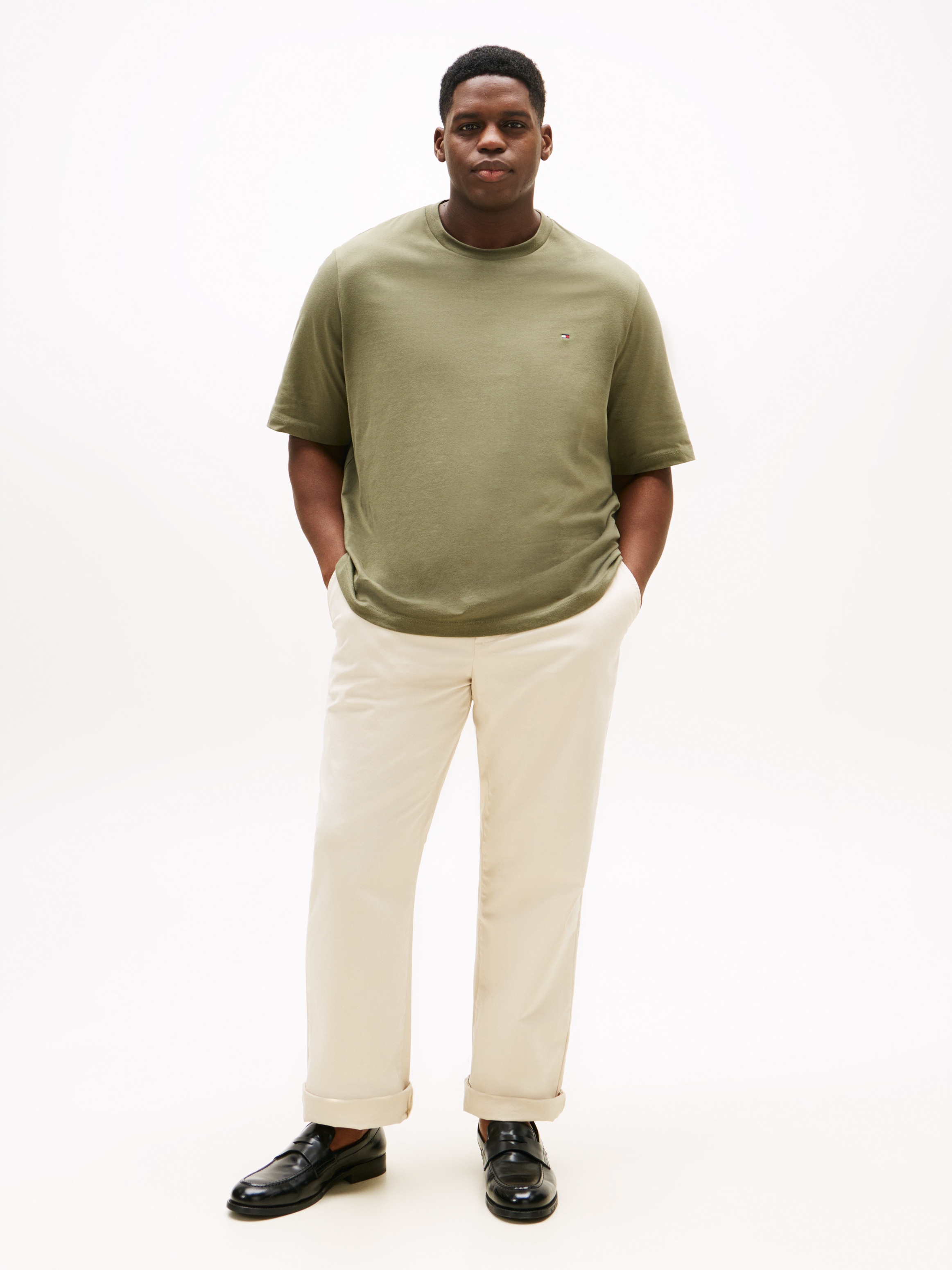 Tommy Hilfiger Big & Tall T-Shirt »BT-ESS SEASONAL REG SOLID TEE-B« Grosse Grössen