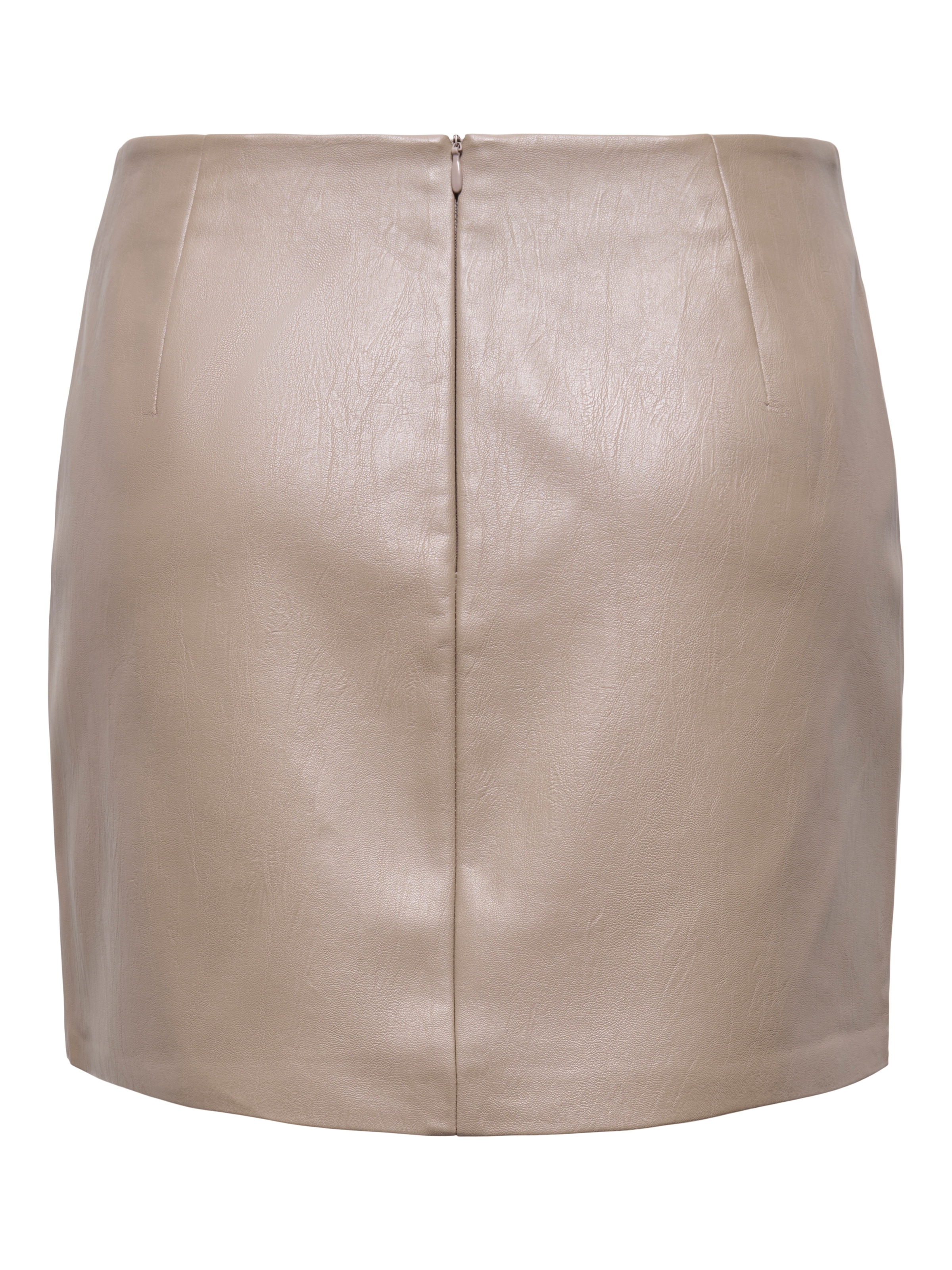 ONLY Lederimitatrock »ONLASTRIA FAUX LEATHER SHORT SKIRT OTW« mit Knopf Details, softes Lederimitat