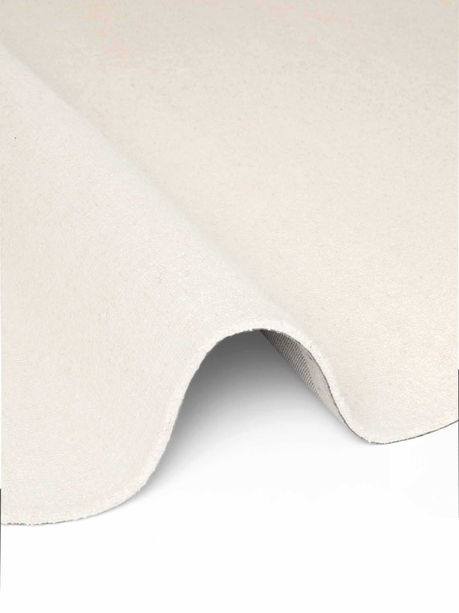 ELLE DECORATION Tapis en laine »Knots« Rond 13 mm Höhe handtuft, laine, rond, bouclé fin, salon, chambre, naturel