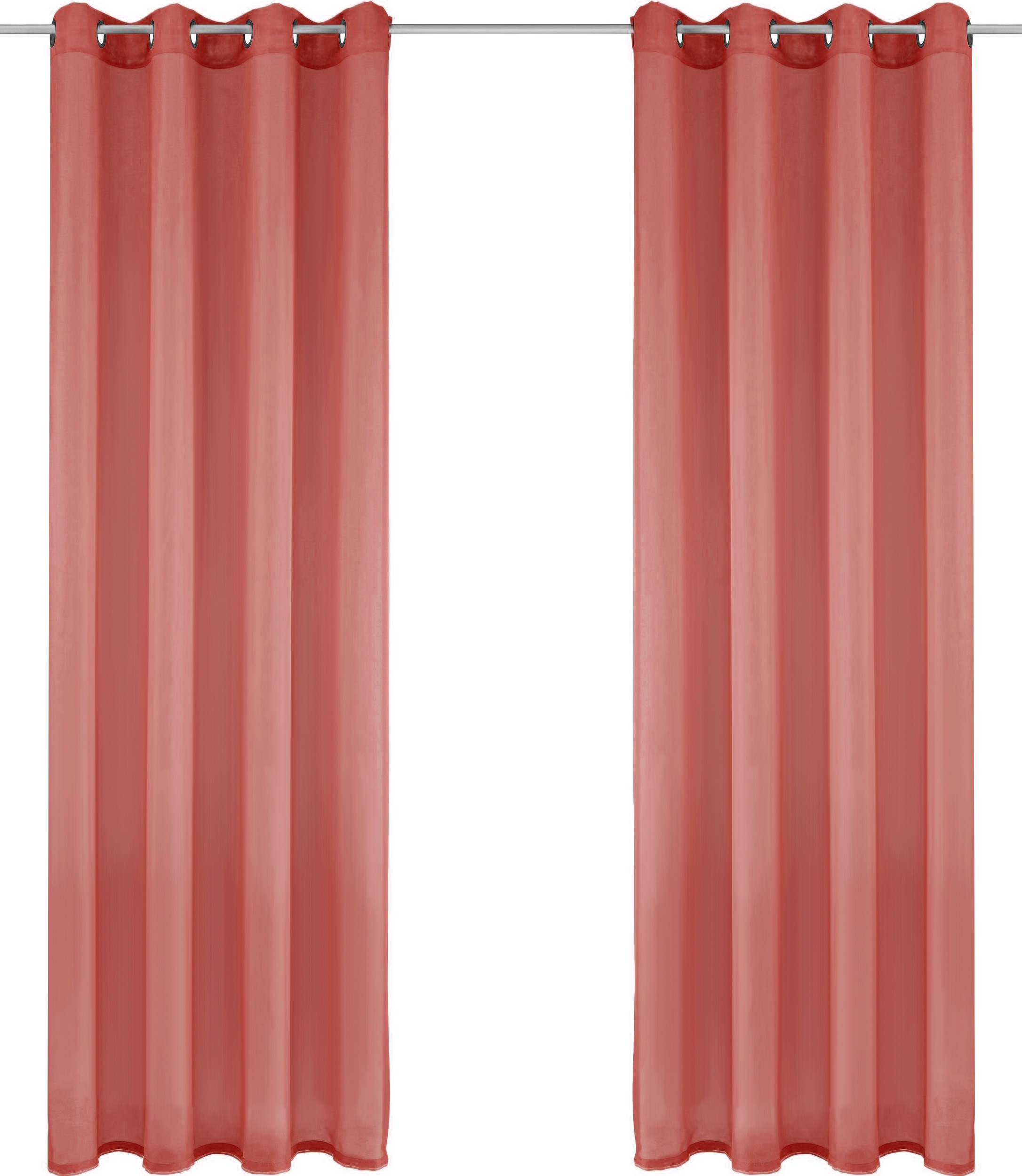 GOODproduct Gardine »XANA« Ösen 1 Stk. tlg. Bestseller, einfarbig, 1 bzw. 2er Set, pflegeleicht, Bestseller!