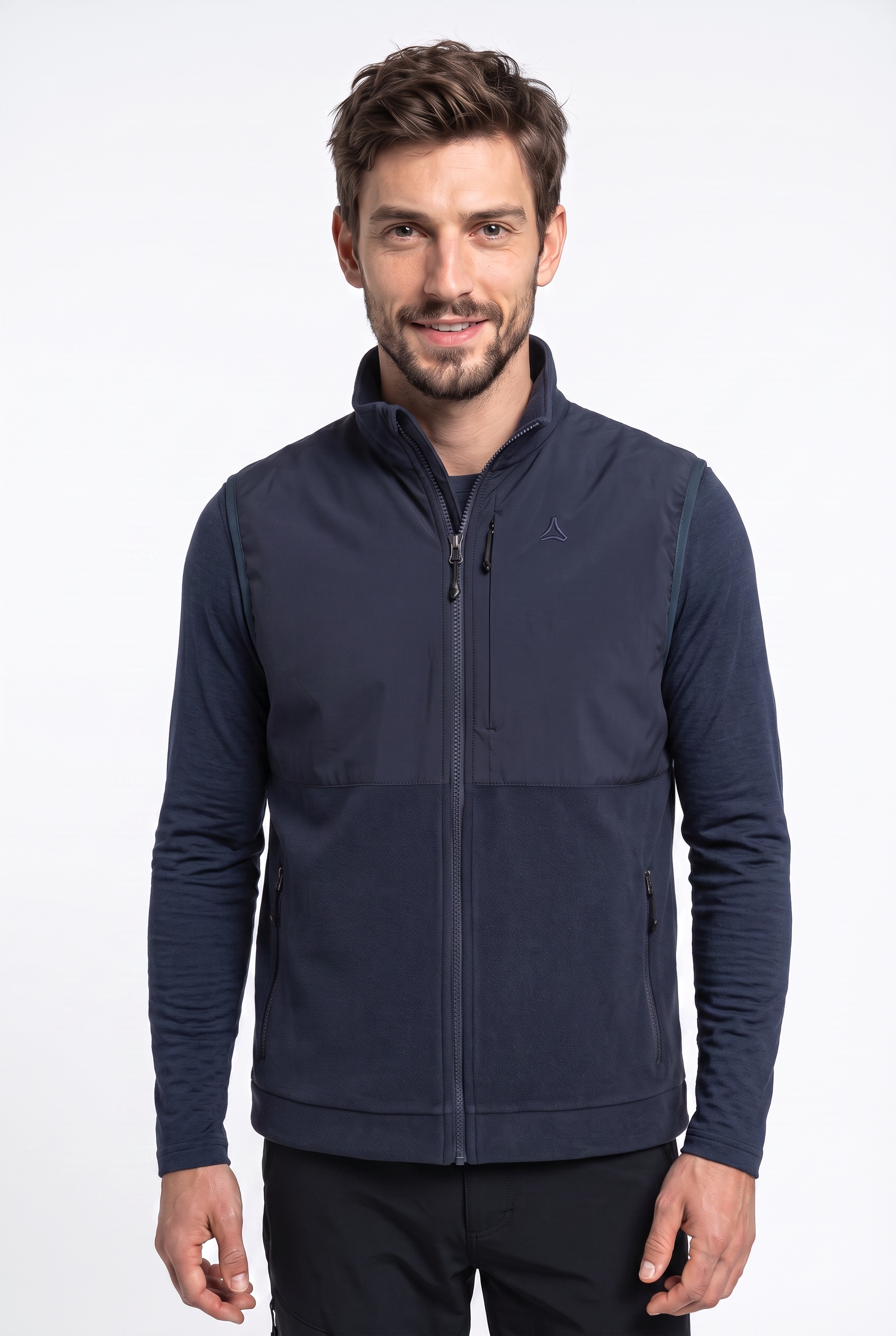 Schöffel Gilet polaire avec poche poitrine zippée, en polyester, aussi disponible en grandes tailles