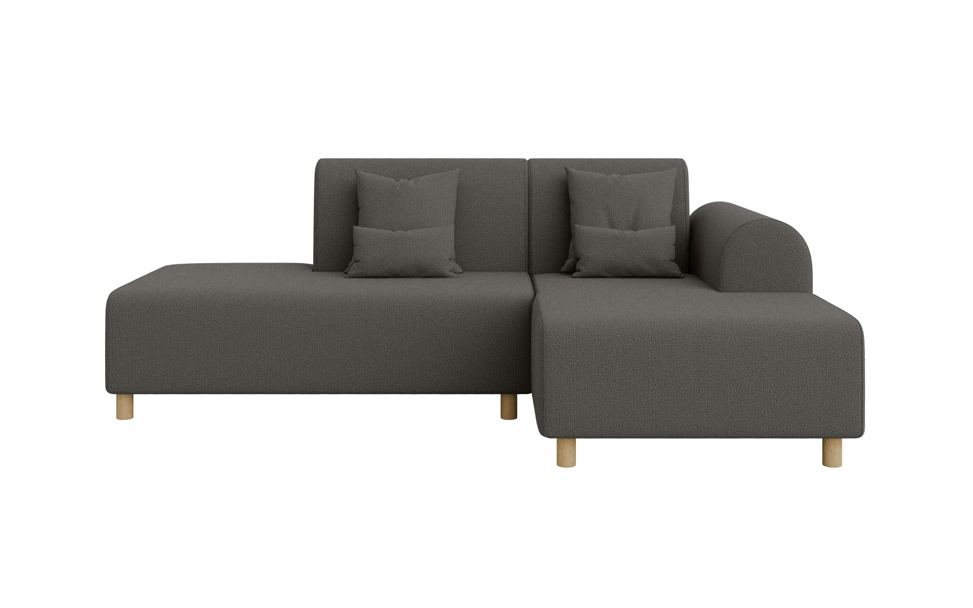 GOODproduct Canapé d'angle »Suyala« L-Form mit Hocker