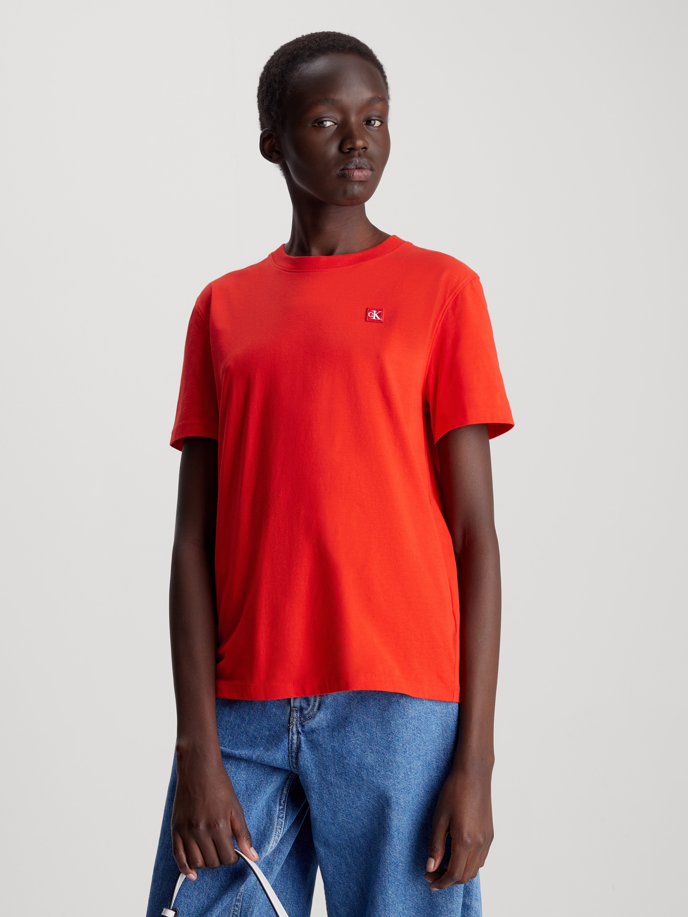 Calvin Klein Jeans T-Shirt »CK EMBRO BADGE REGULAR TEE«, mit Logopatch-Calvin Klein 1