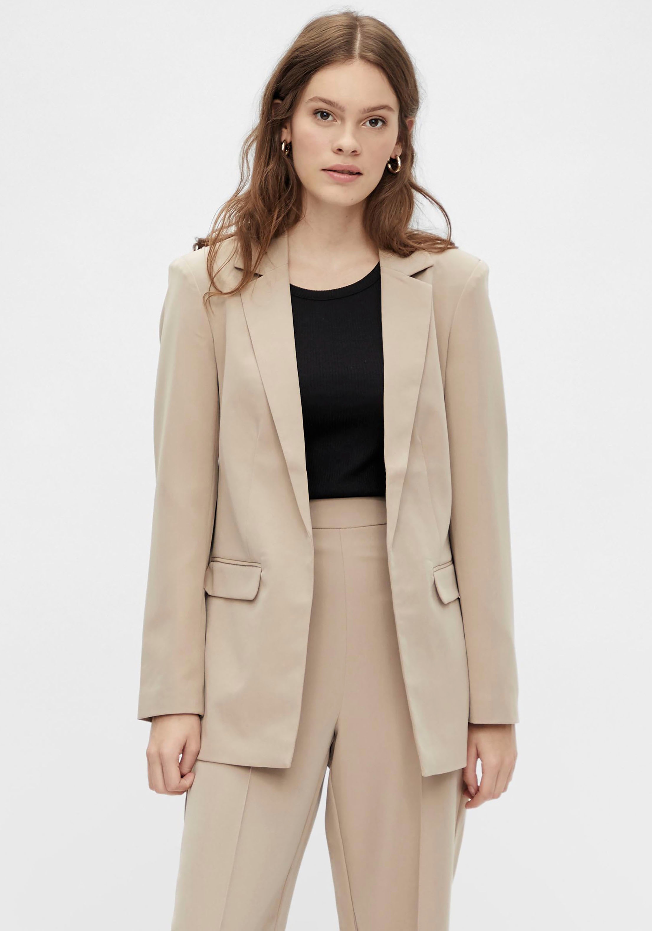 Image of pieces Longblazer »PCBOSSY«, in leichter Oversize Form bei Ackermann Versand Schweiz