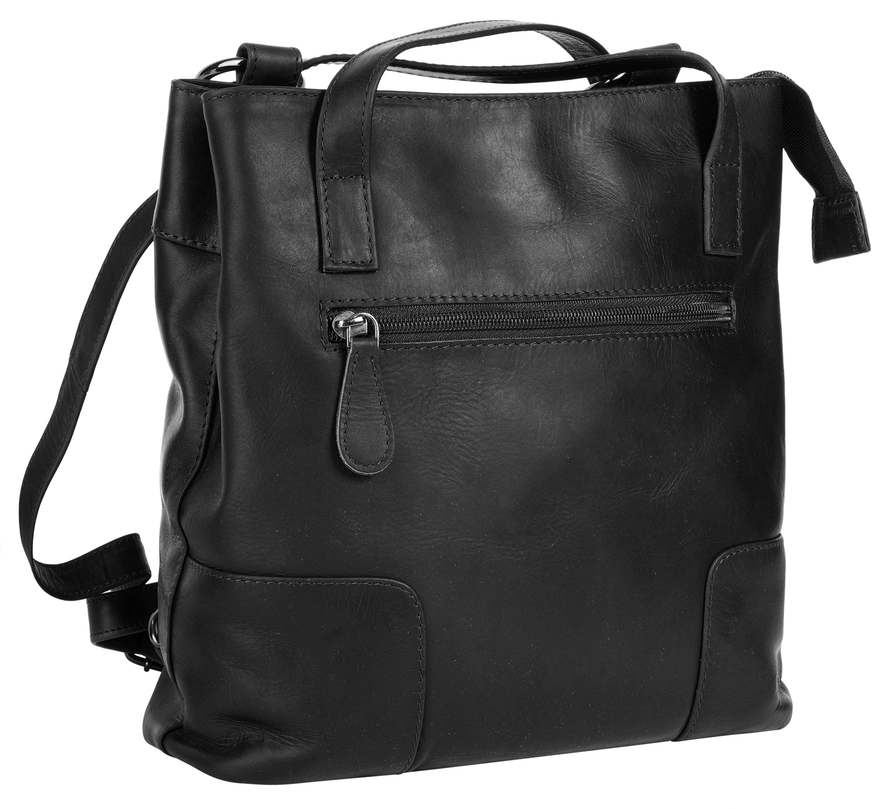 Cluty Cityrucksack, echt Leder