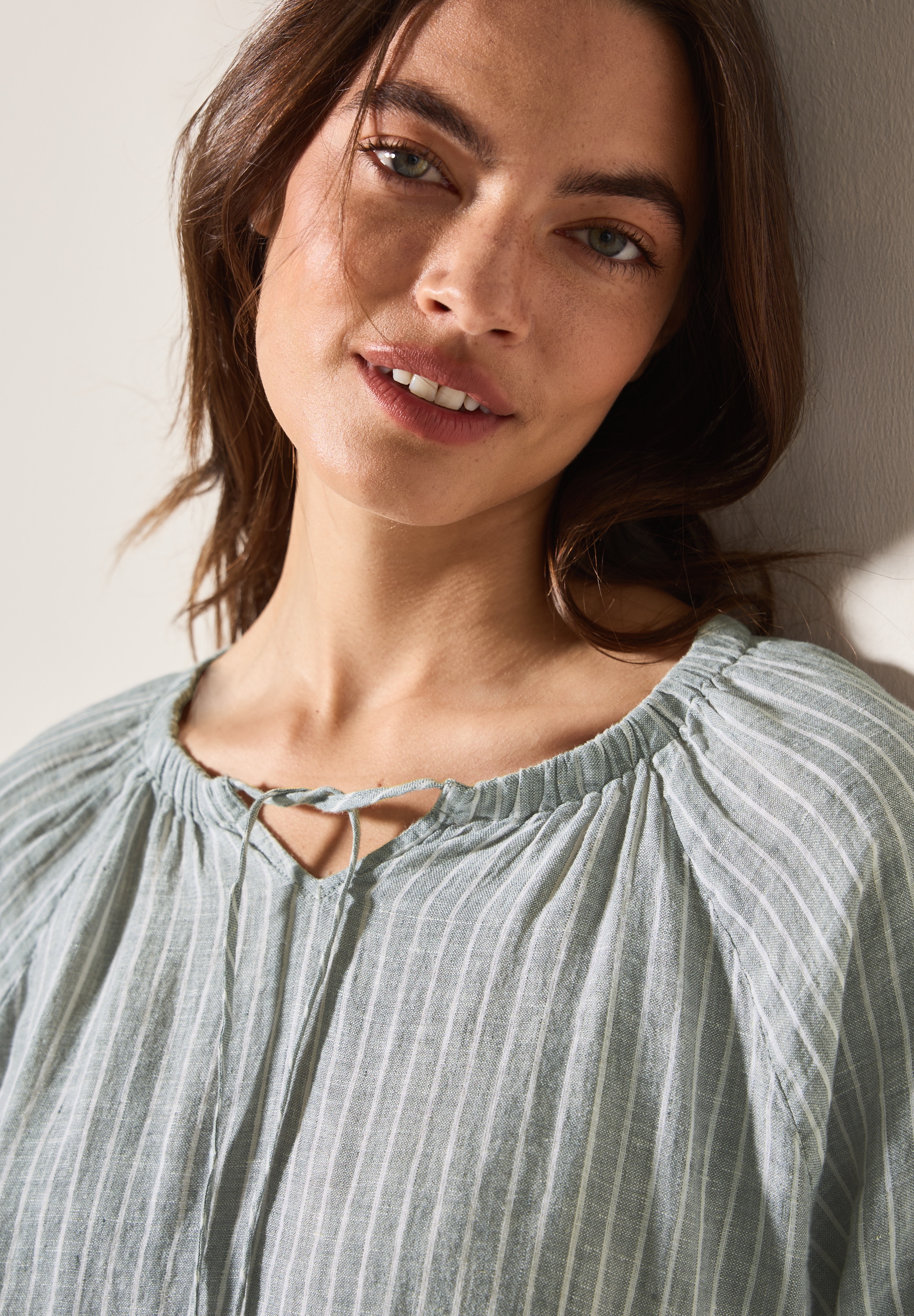 Cecil Shirtbluse, 3/4-Arm in Streifen-Optik