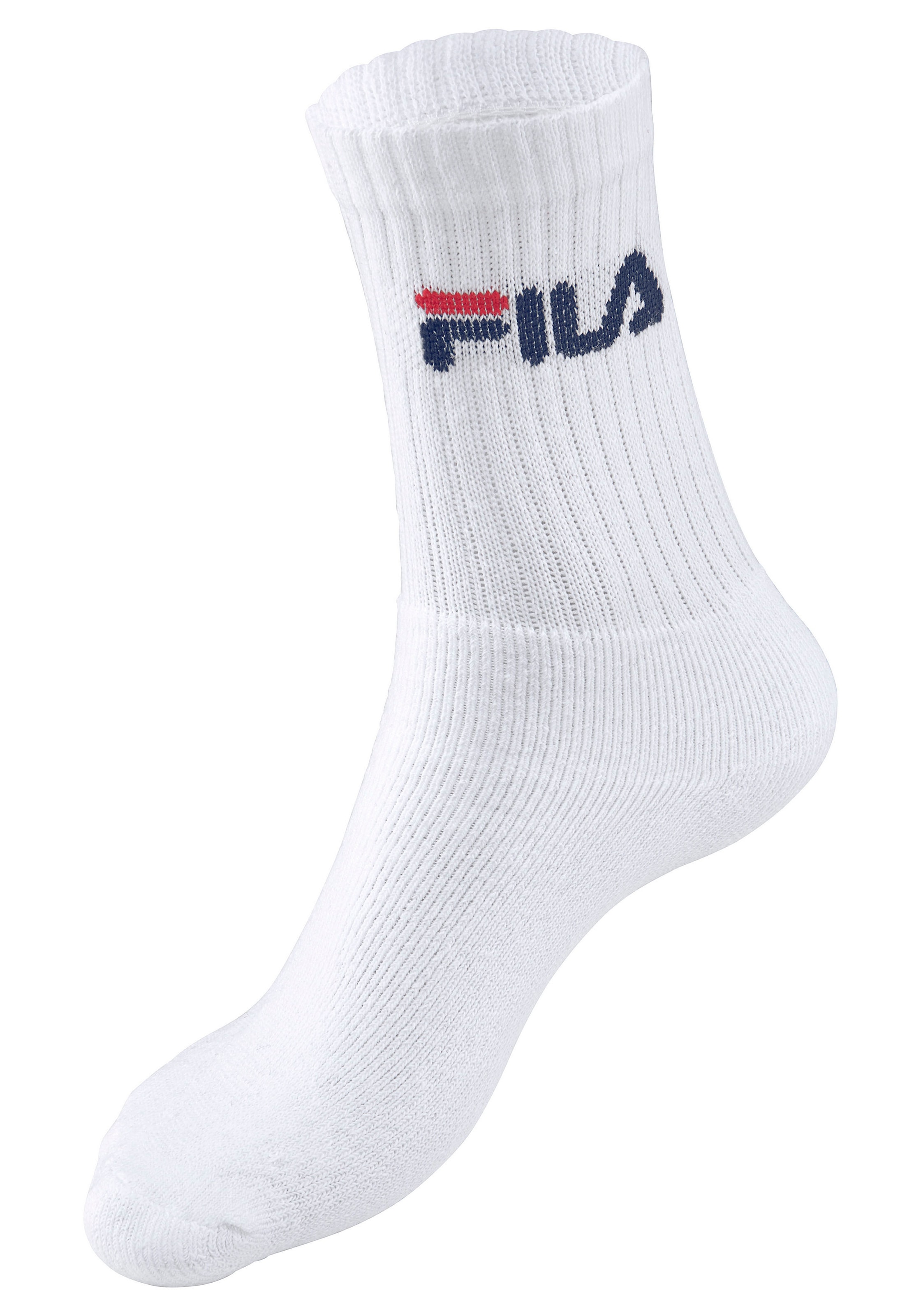 Fila Tennissocken, (6er Pack), mit eingestricktem Logo