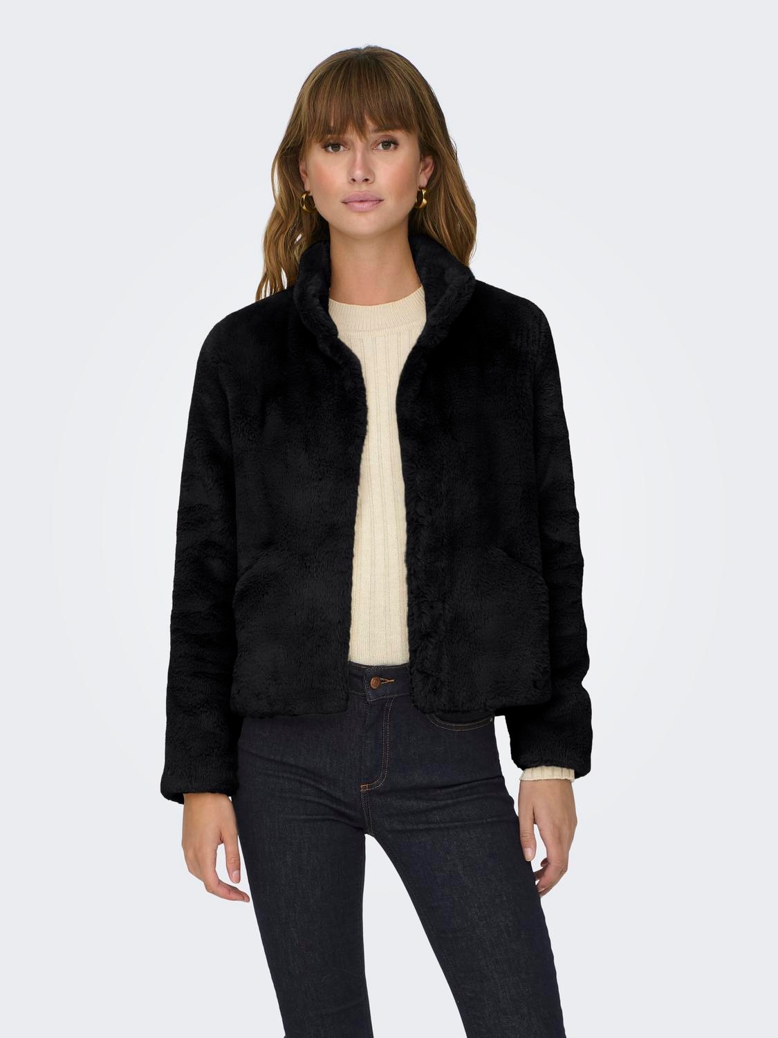 Image of ONLY Fellimitatjacke "ONLNEWVIDA LIFE FAUX FUR JACKET OTW CC" ohne Kapuze Kunstfaser