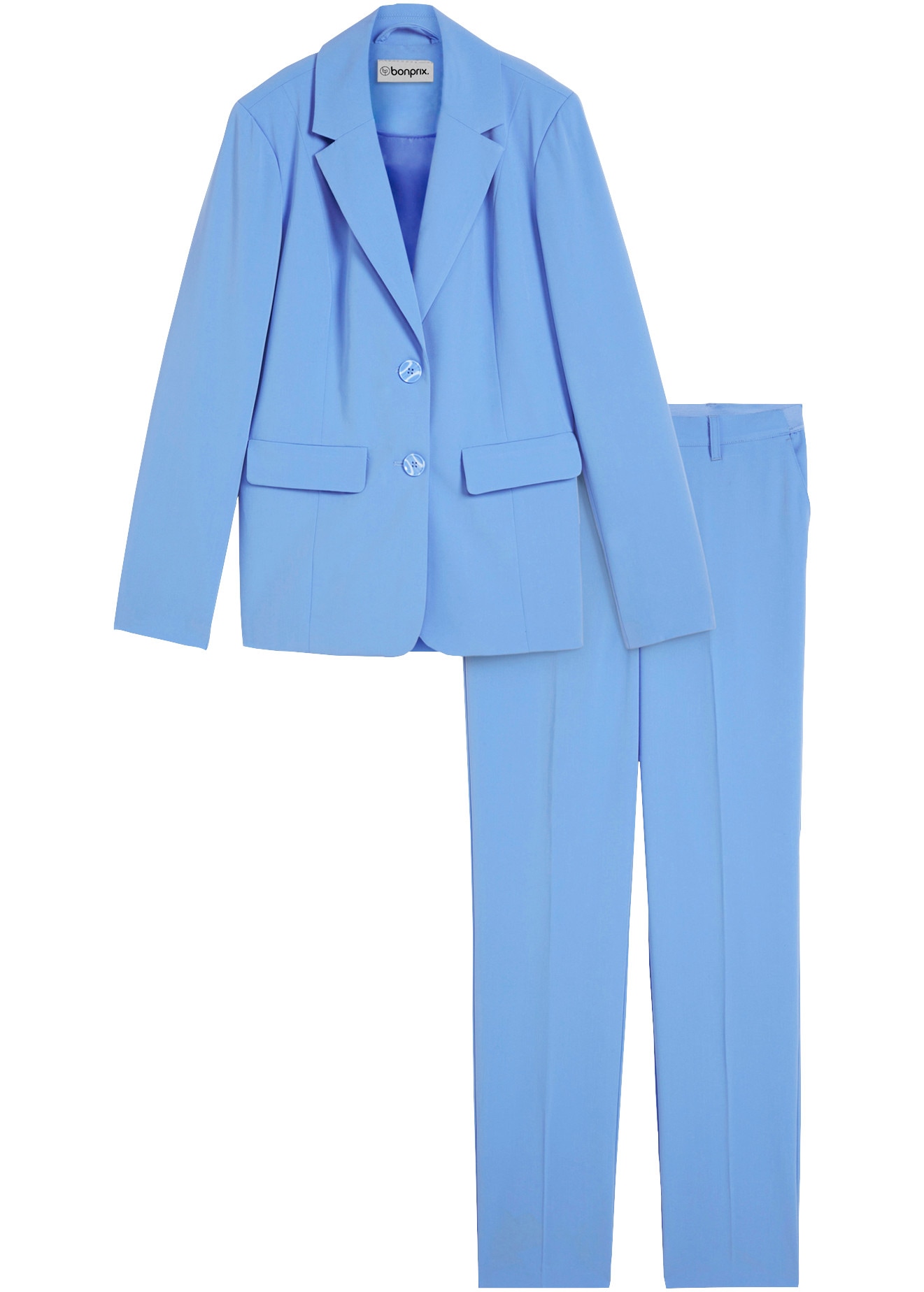 bonprix Hosenanzug »Hosenanzug 2-tlg« Set, 2er, 2 tlg. regular fit Regular Fit, mit Elasthan-Anteil, verschiedene Konfektionsgrössen

