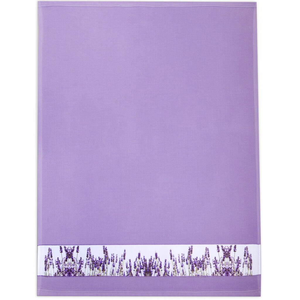 framsohn frottier Geschirrtuch »Lavendel, aus 100% Baumwolle«, (Set, 3 tlg.), dichte Feinwebung, mit Bordüre, in Österreich hergestellt, 50x70 cm