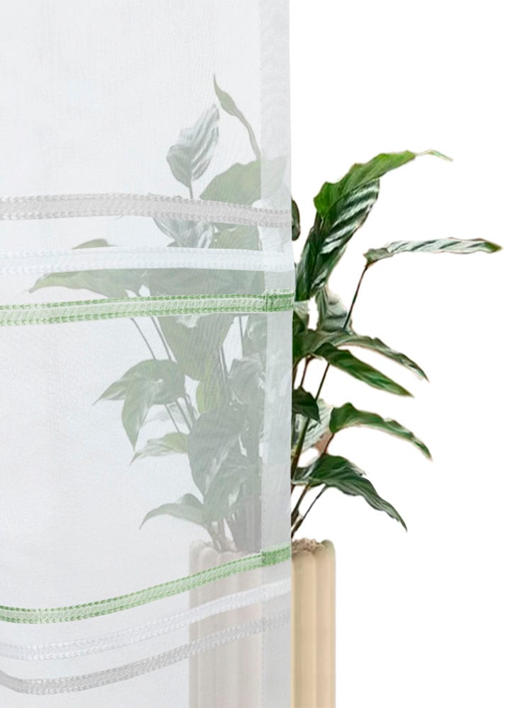 GOODproduct Rideau »Sirii« Bande multifonctionnelle 1 cuis tlg. Halbtransparent, angenehme Haptik, mit Querstreifen, modern