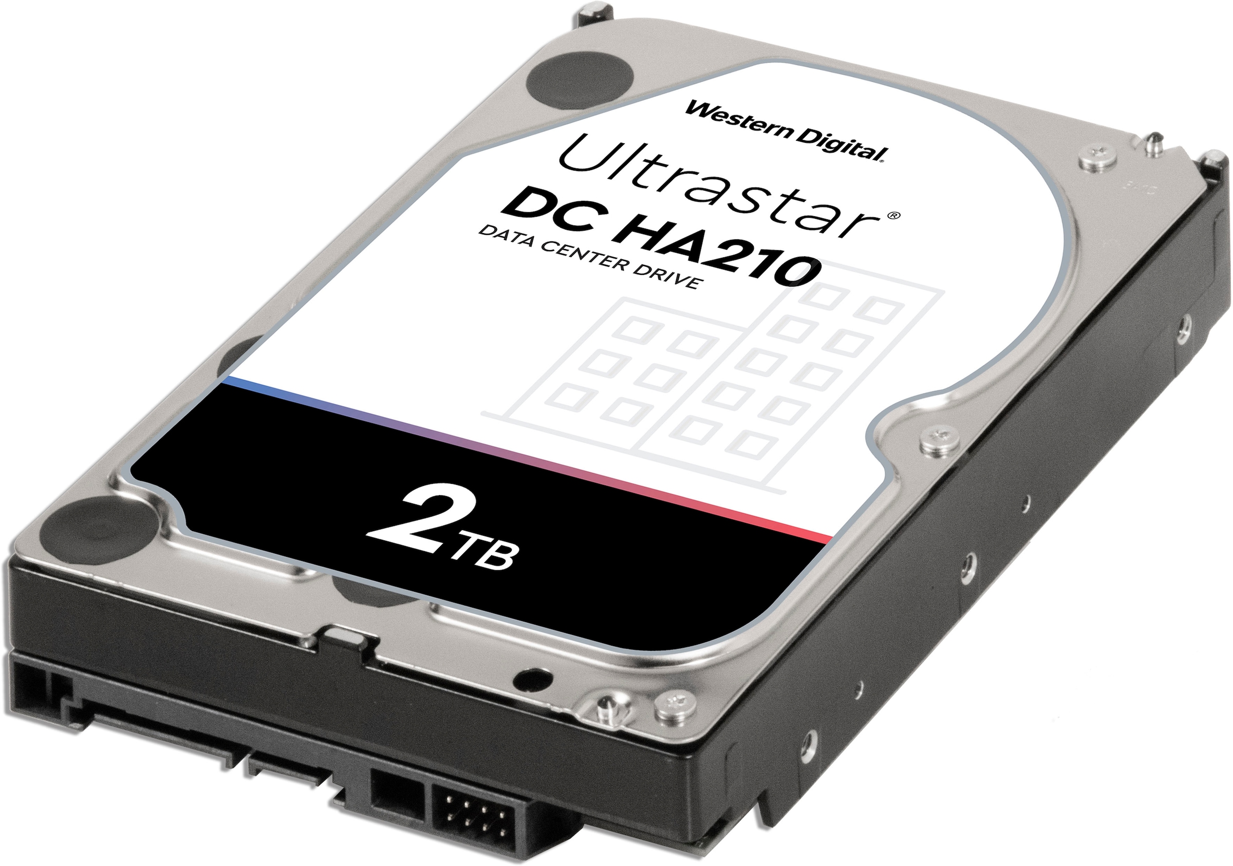 Western Digital HDD-Festplatte »Ultrastar DC HA210 2TB«, 3,5 Zoll, Anschluss SATA, Bulk