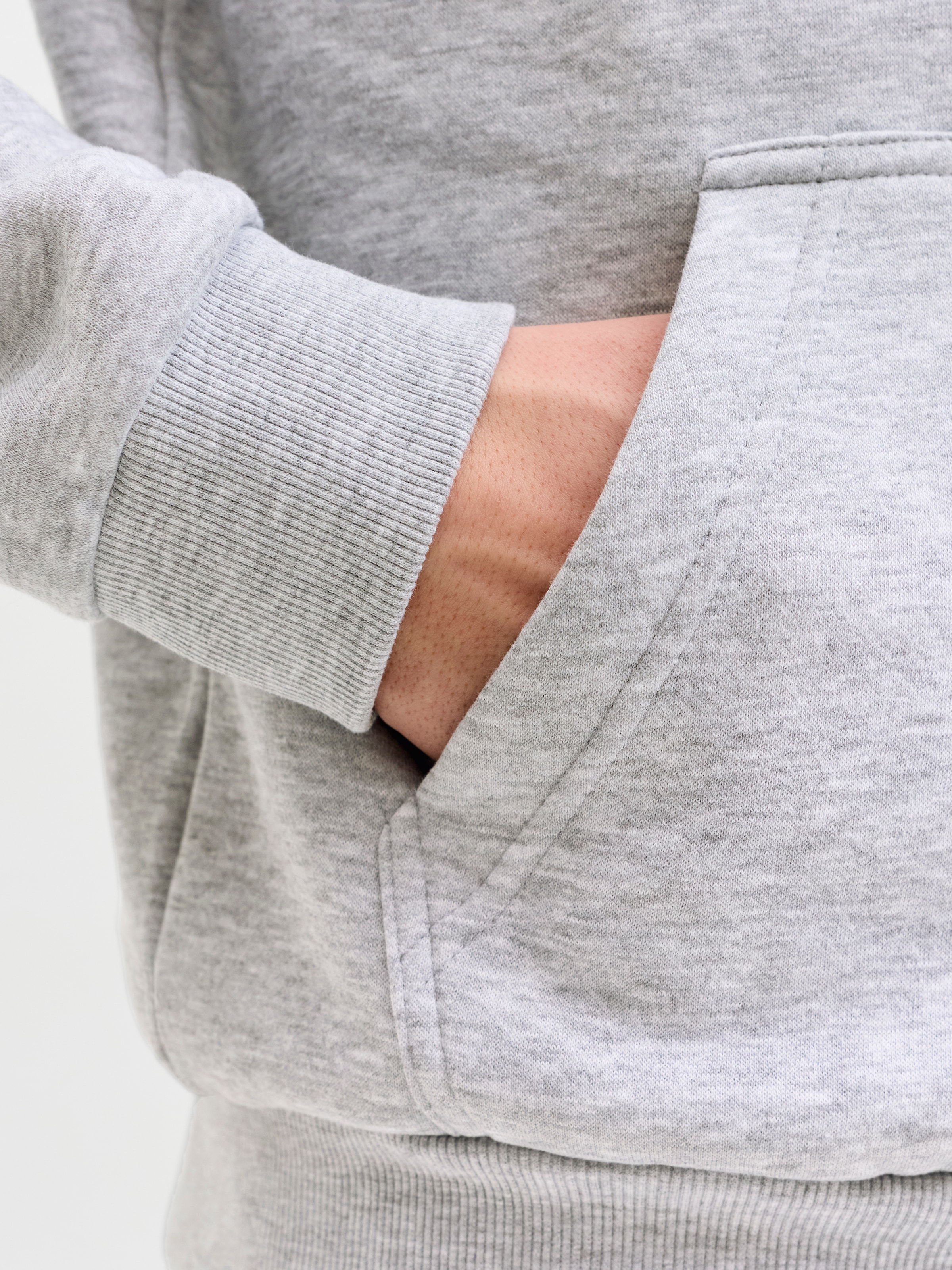 Jack & Jones Sweat à capuche »JJEBRADLEY SWEAT HOOD 2PK MP«, 2 mélange de matières, coupe décontractée
