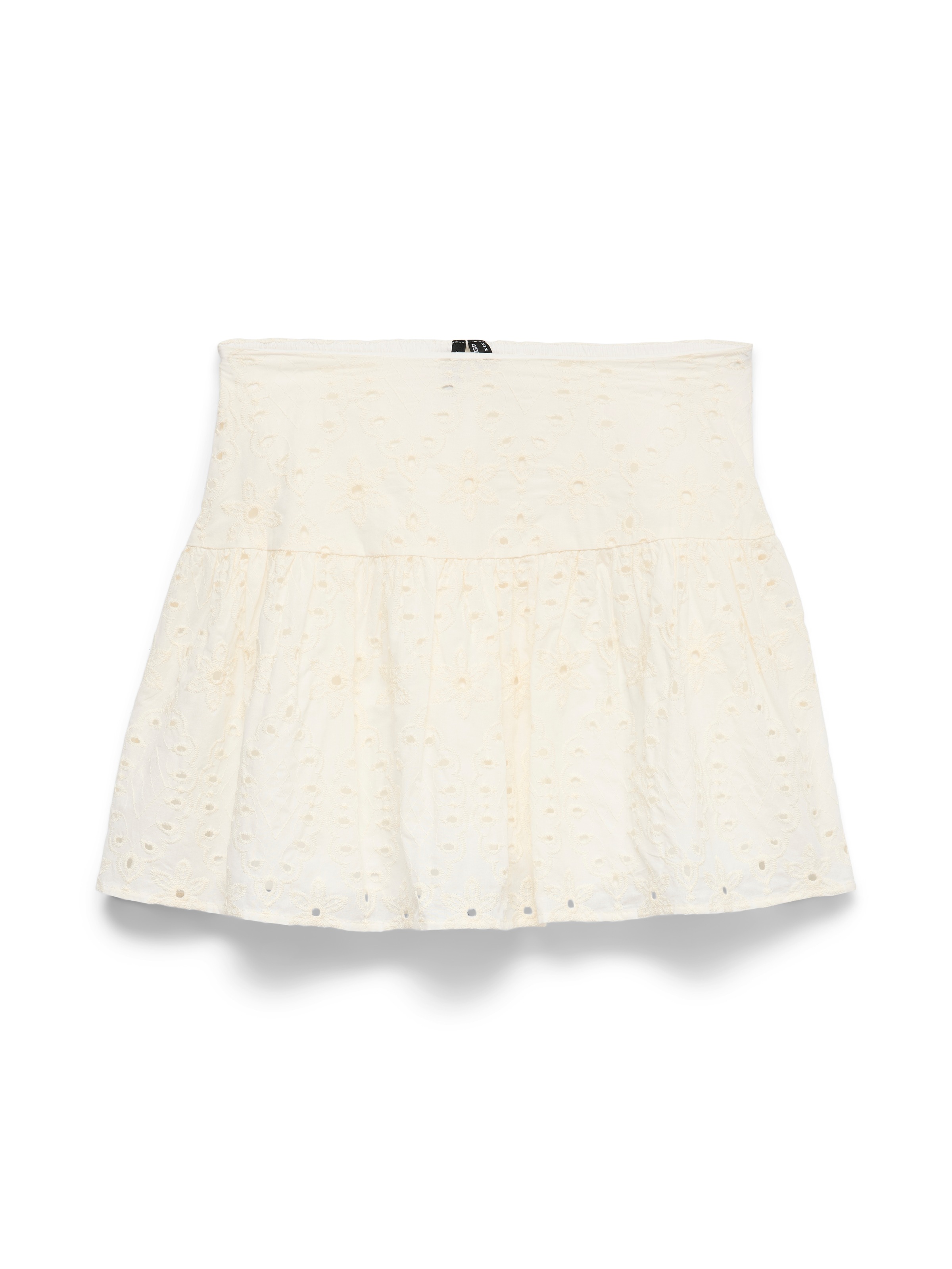 Vero Moda Minirock »VMHAY HW SHORT SKIRT« Baumwolle, Stickerei, hinten mit elastischem Bündchen